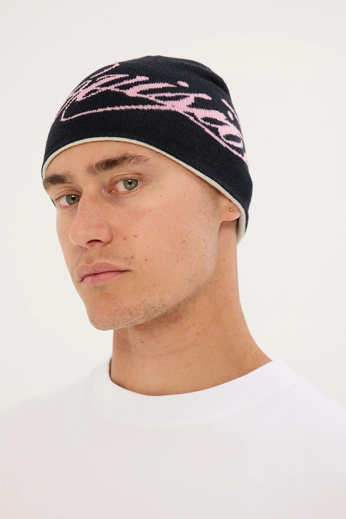 Neovision Scripture Reversible Skull Cap Beanie Black/White - Image 5