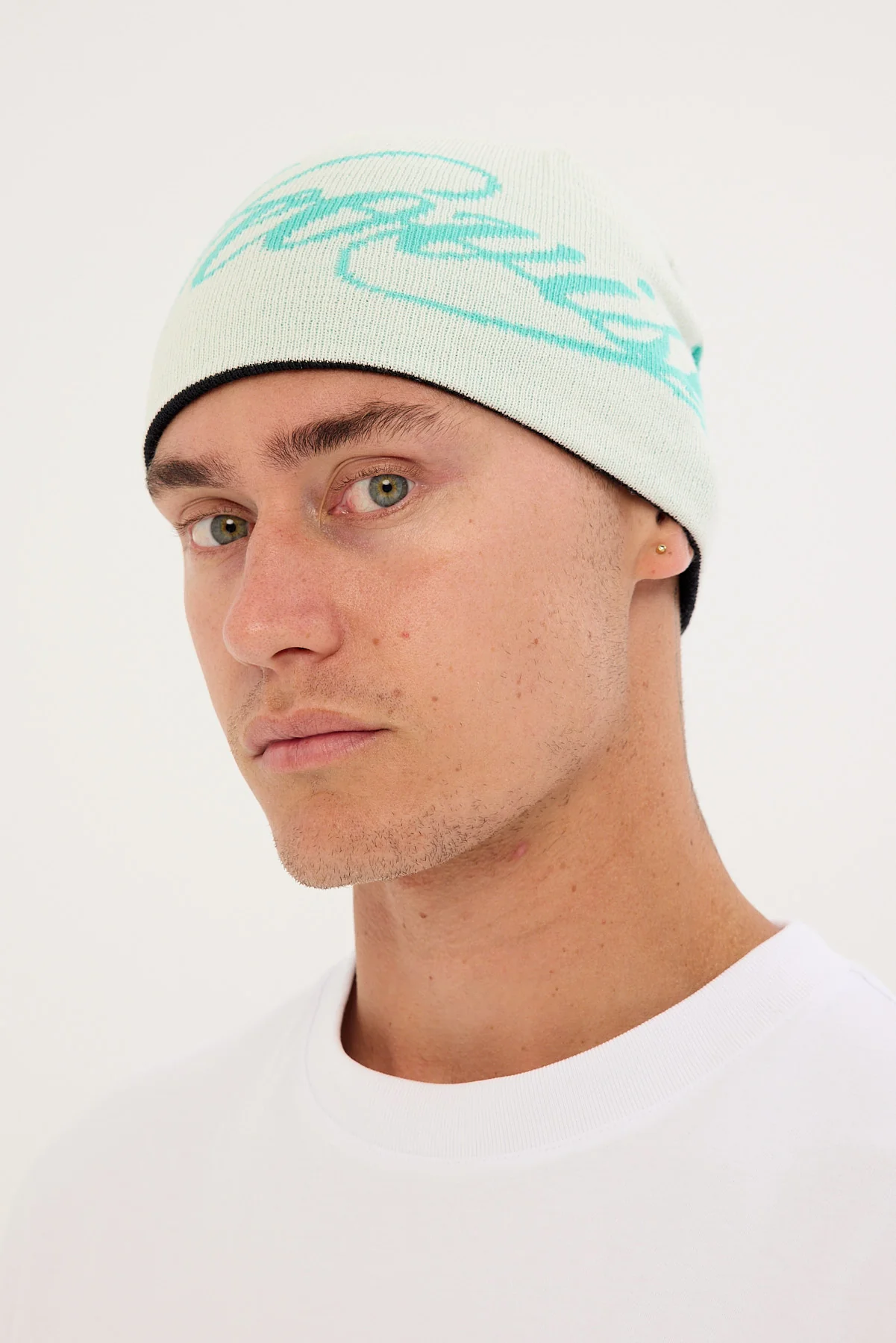 Neovision Scripture Reversible Skull Cap Beanie Black/White - Image 6