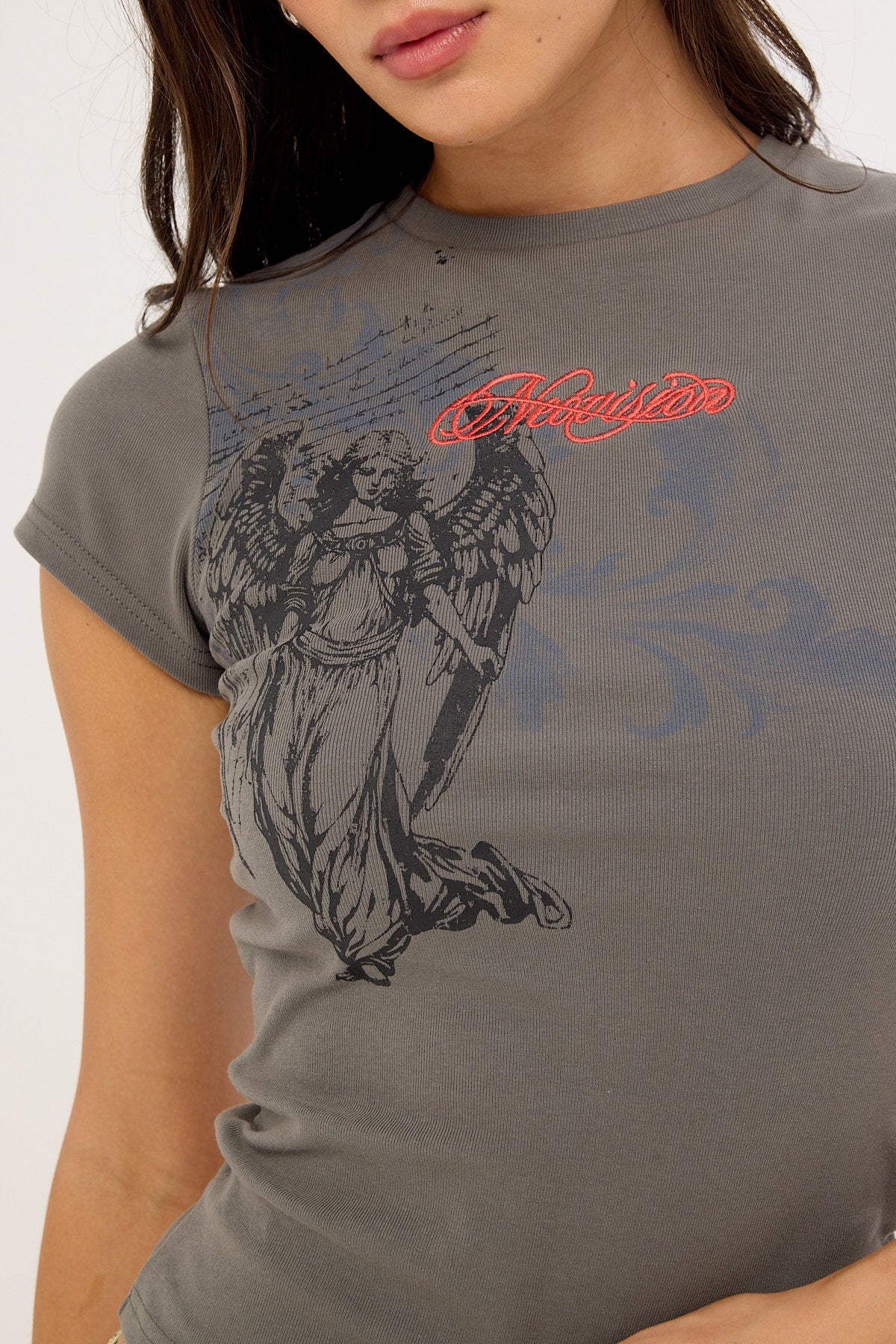Neovision Seraph Baby Tee Washed Black - Image 3
