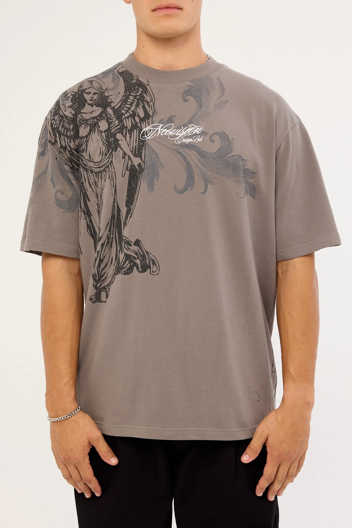 Neovision Seraph Oversize Super Heavy Tee Smoke Grey - Image 7