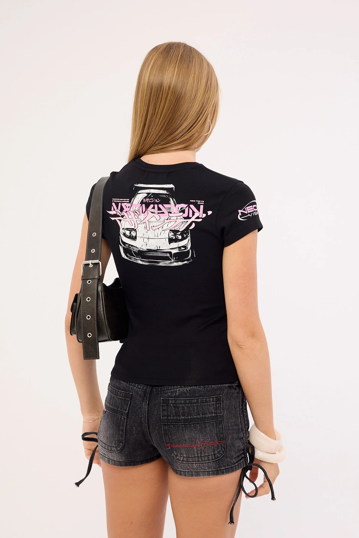Neovision Shift Baby Tee Black - Image 2