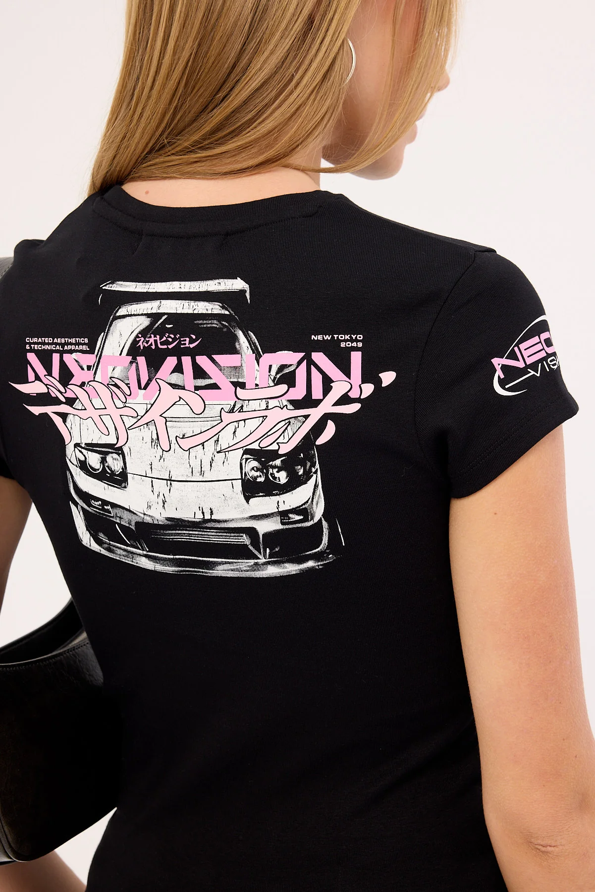 Neovision Shift Baby Tee Black - Image 6