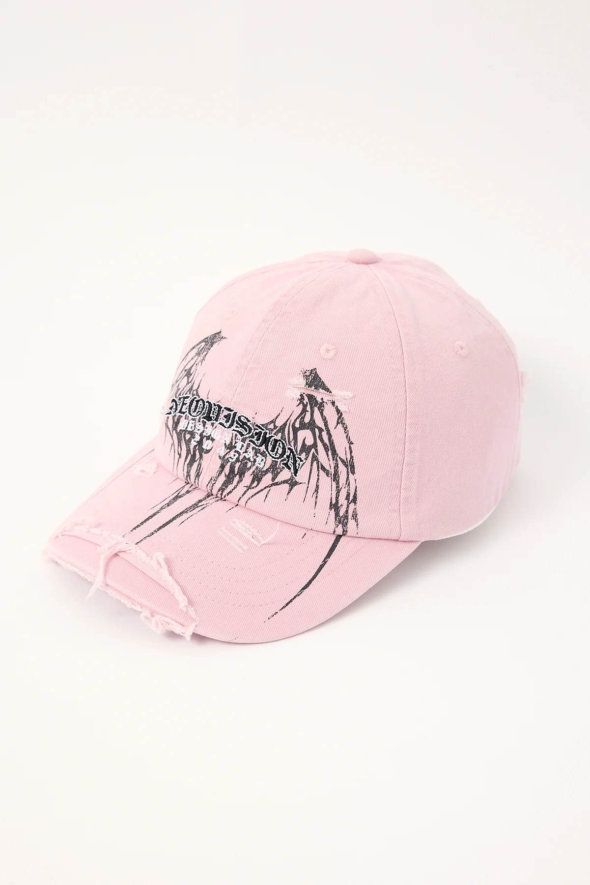 Neovision Shroud Distressed Dad Cap Baby Pink - Image 3