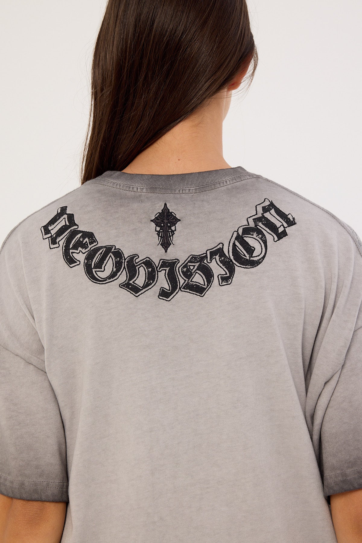 Neovision Skorn Heavyweight Relaxed Tee Pigment Washed Black - Image 6