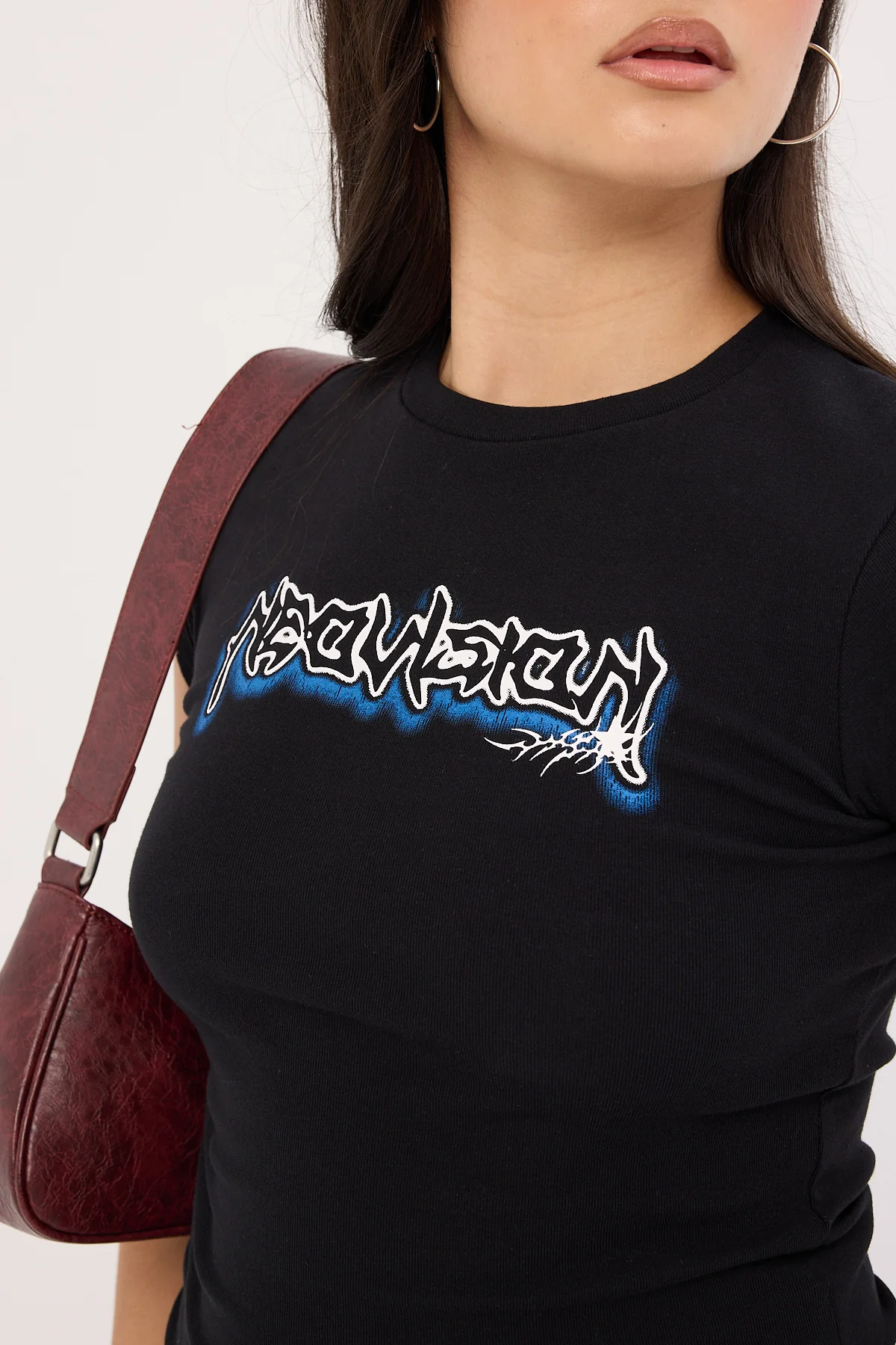 Neovision Skull Baby Tee Black - Image 6