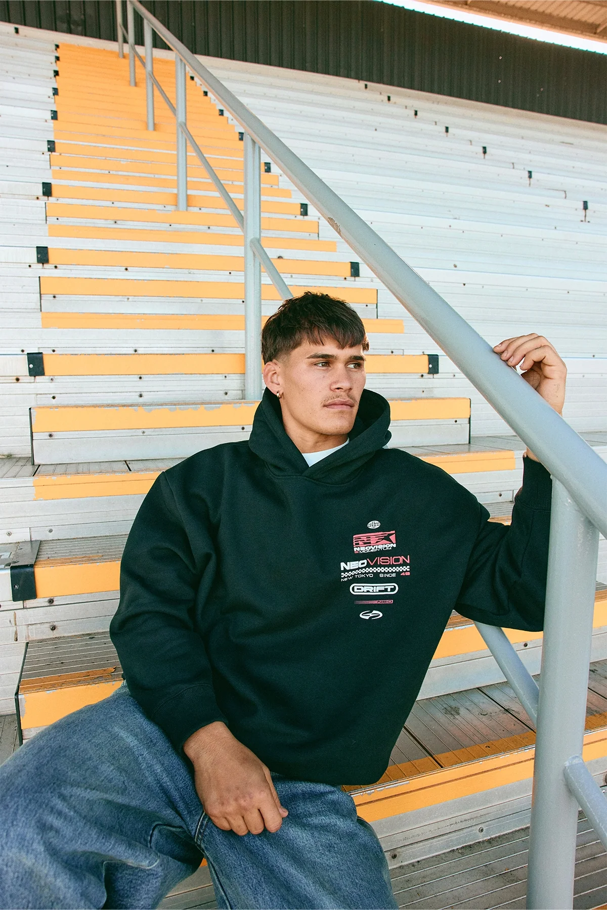 Neovision Slipstream Street Hoodie Black - Image 4