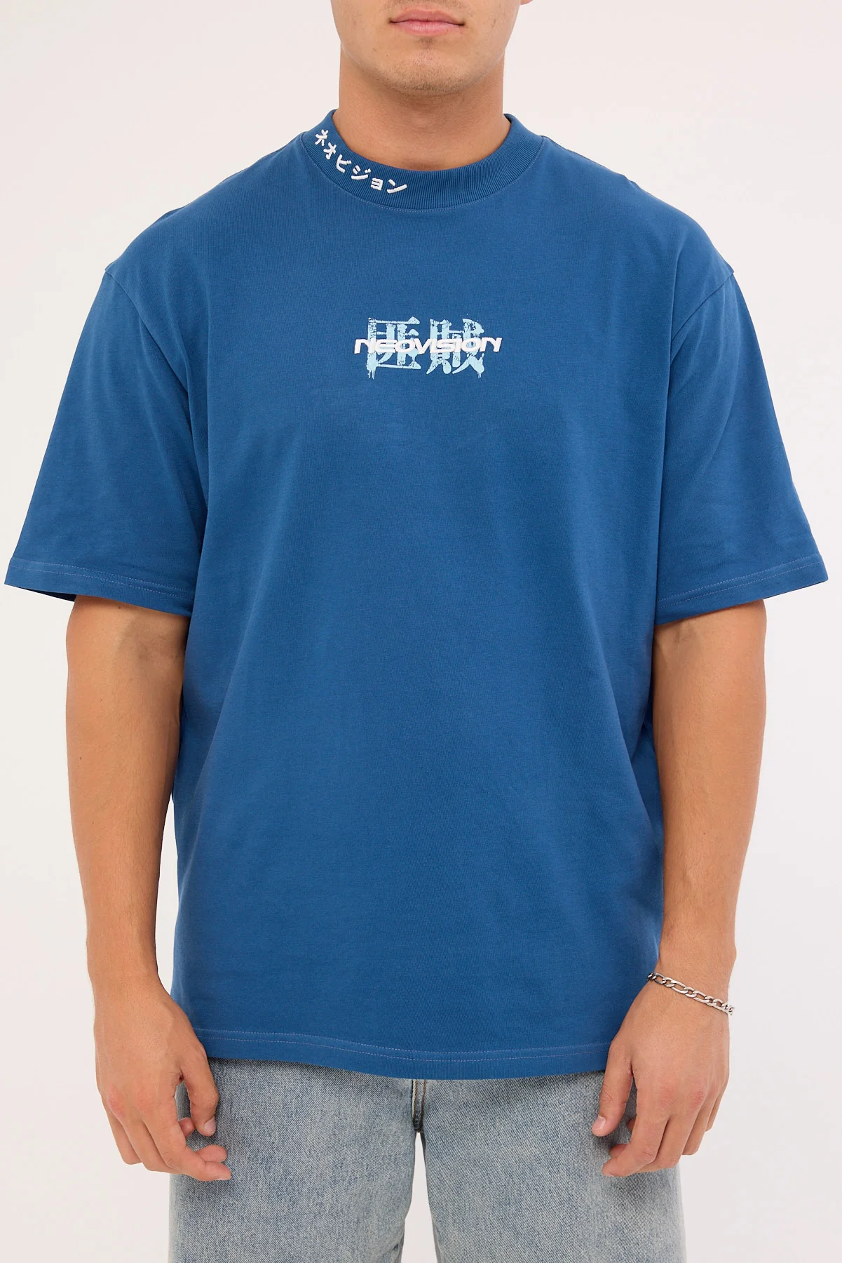 Neovision Smudge Oversize Super Heavy Tee Lagoon - Image 7