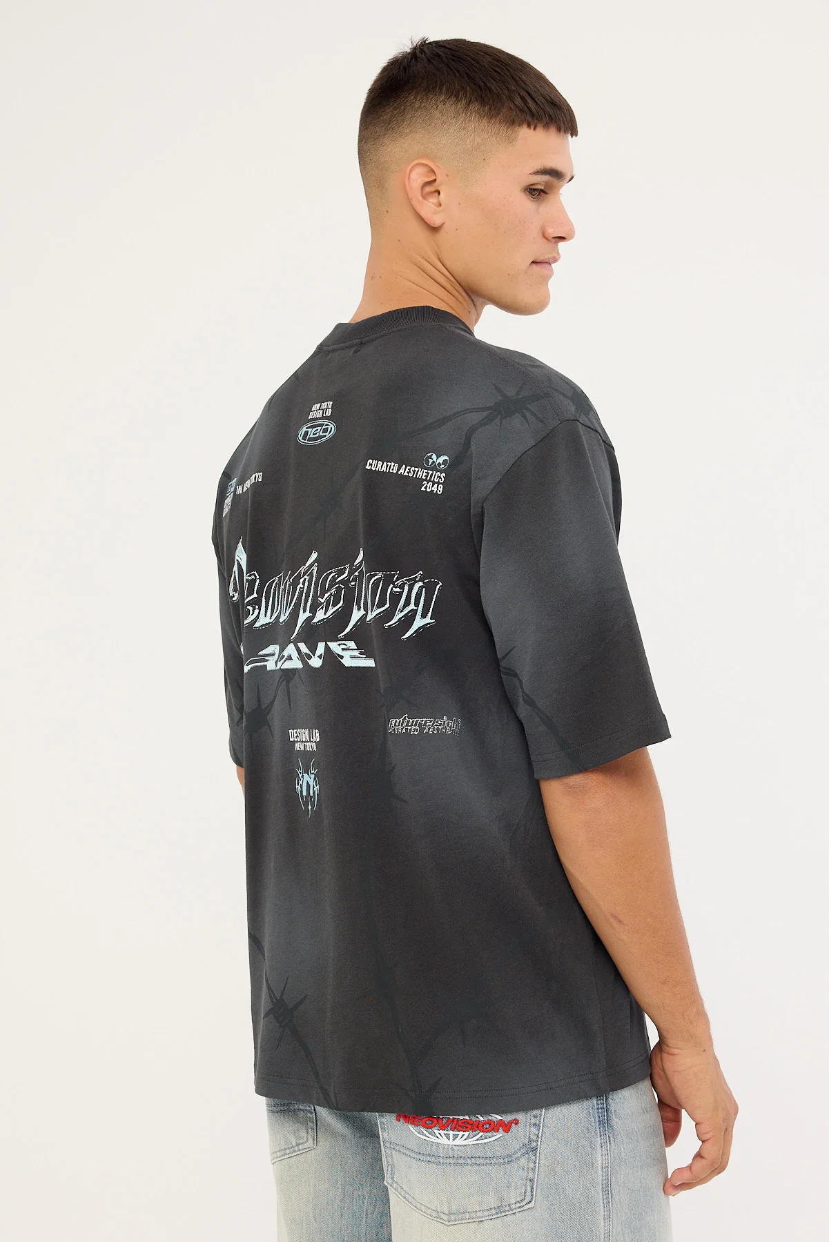 Neovision Snare Street Super Heavy Tee Sunfade Black - Image 6