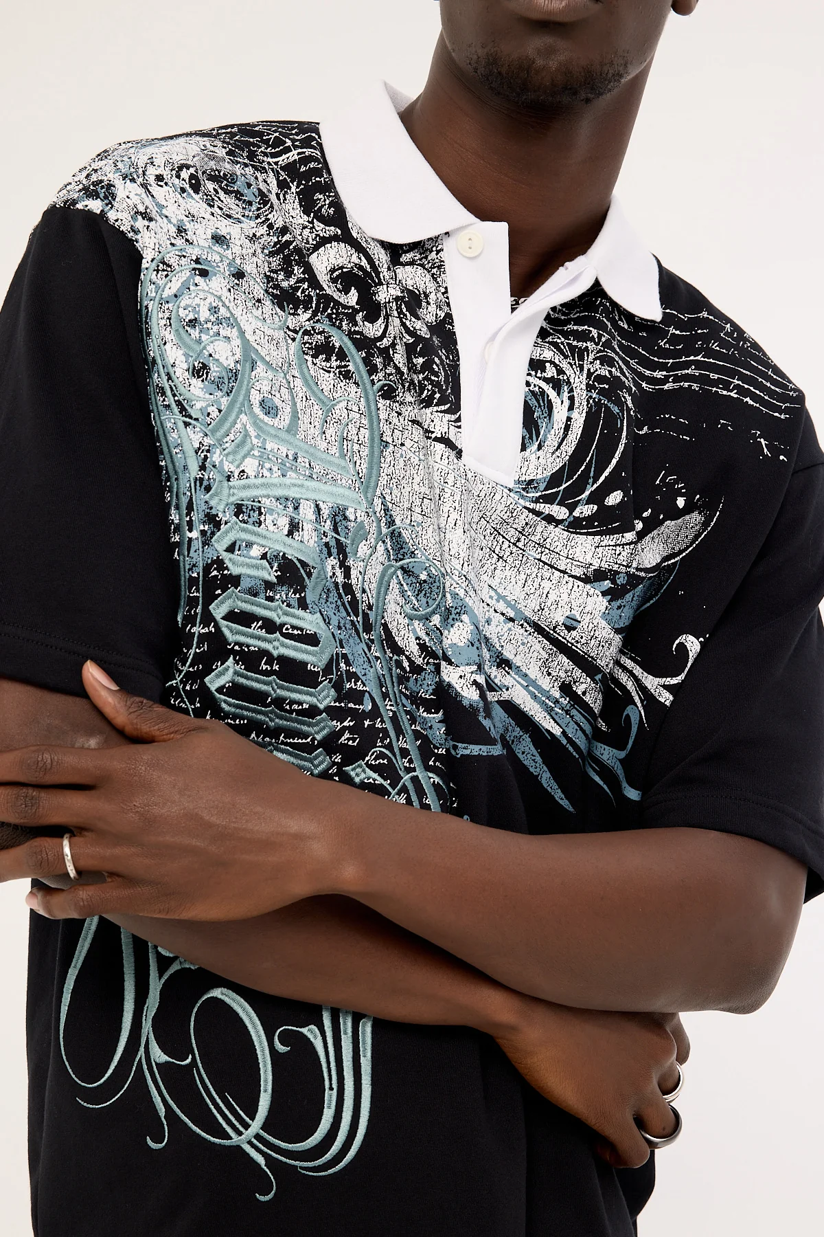 Neovision Soar Short Sleeve Rugby Polo Black - Image 5