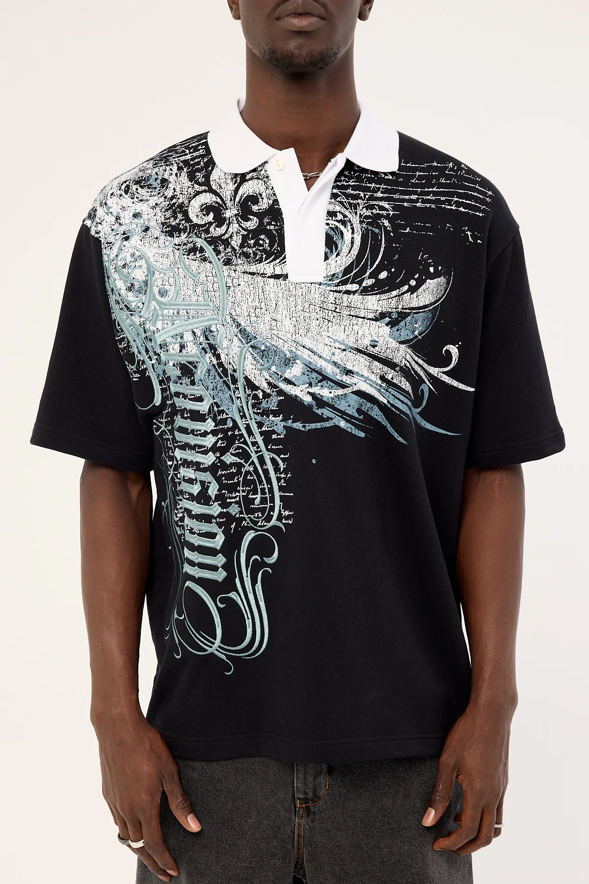 Neovision Soar Short Sleeve Rugby Polo Black - Image 7