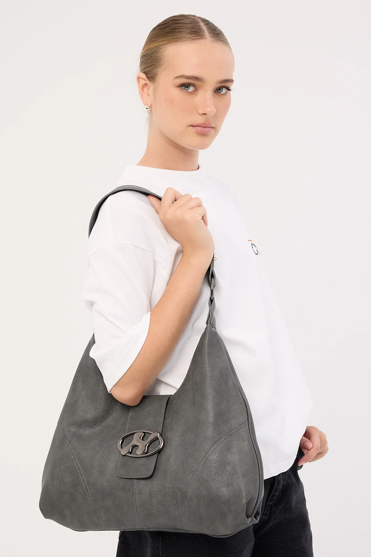Neovision Soul Oversized Ring Bag Silver - Image 5
