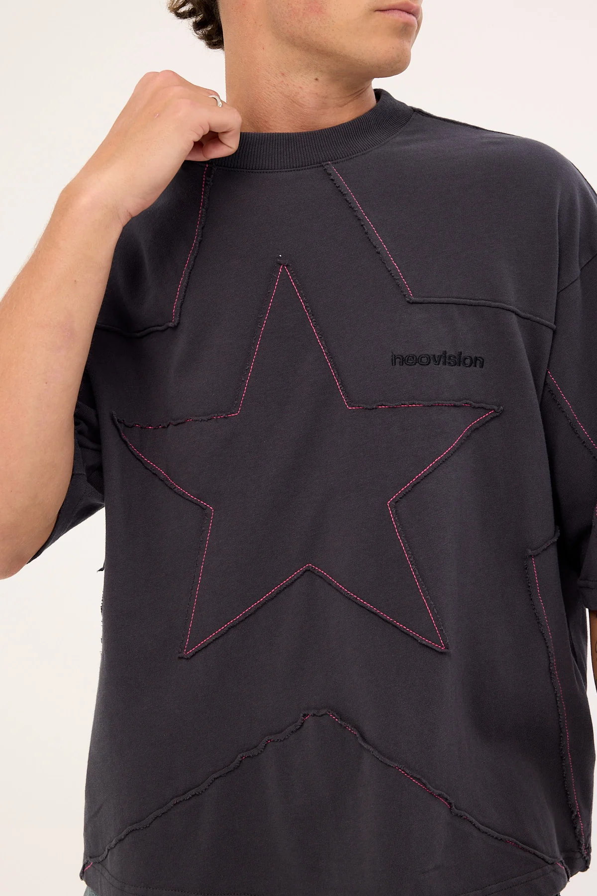 Neovision Spire Cropped Street Super Heavy Tee Asphalt - Image 5