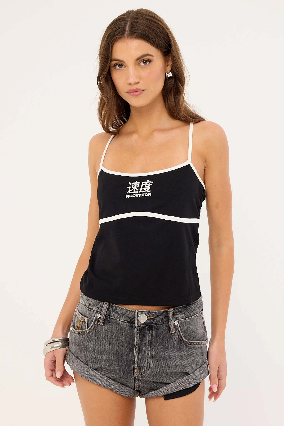 Neovision Static Cami Top Black - Image 3