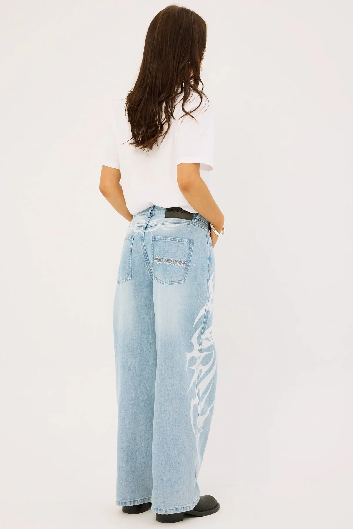 Neovision Stencil Dyno Low Baggy Jean Light Blue Denim - Image 6
