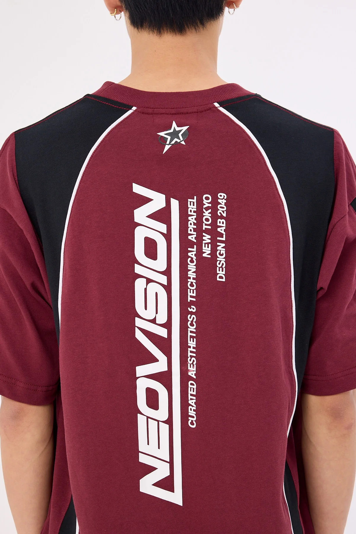 Neovision Stratum Oversize Super Heavy Tee Merlot - Image 8