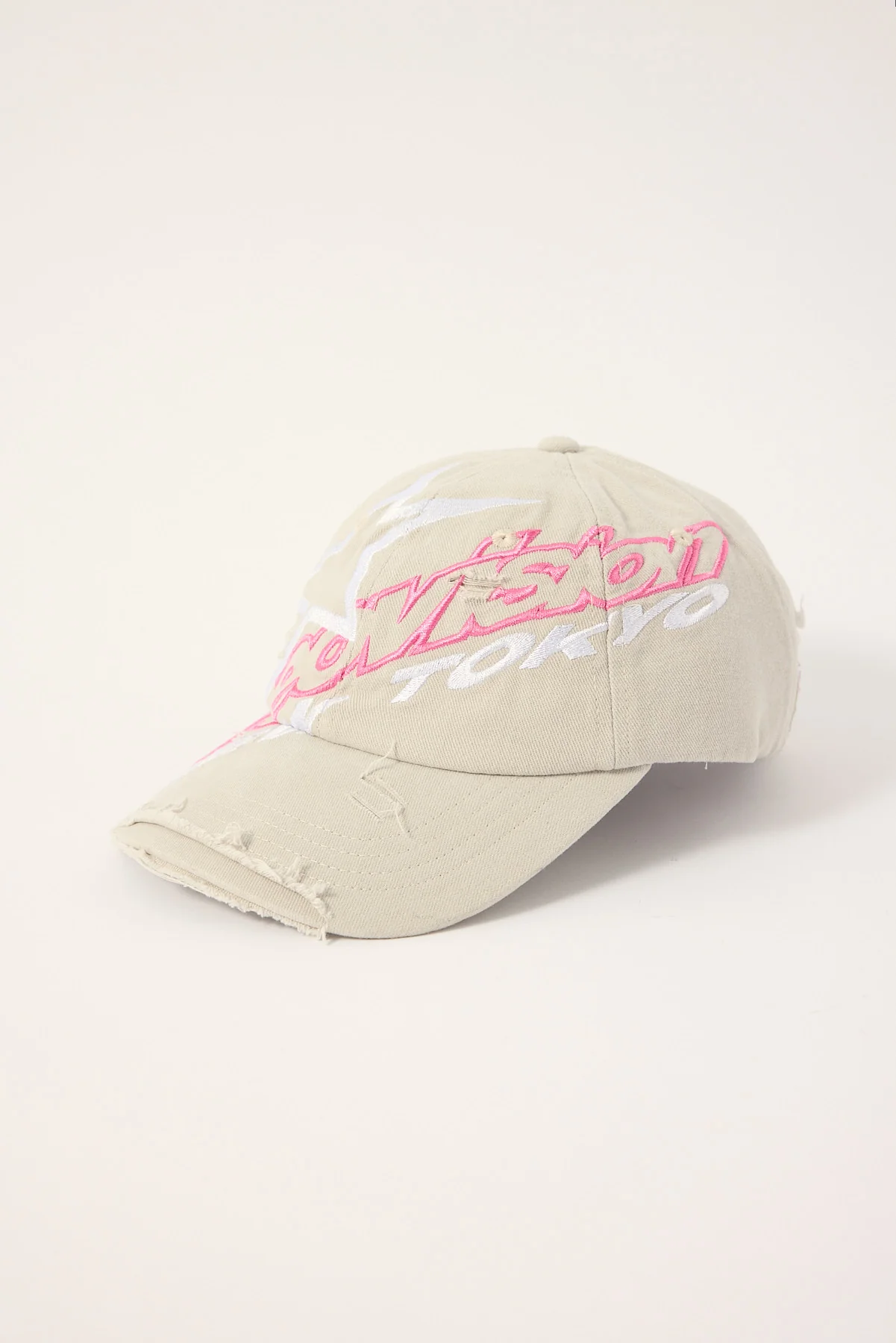 Neovision Stratus Distressed Dad Cap Washed Grey - Image 3