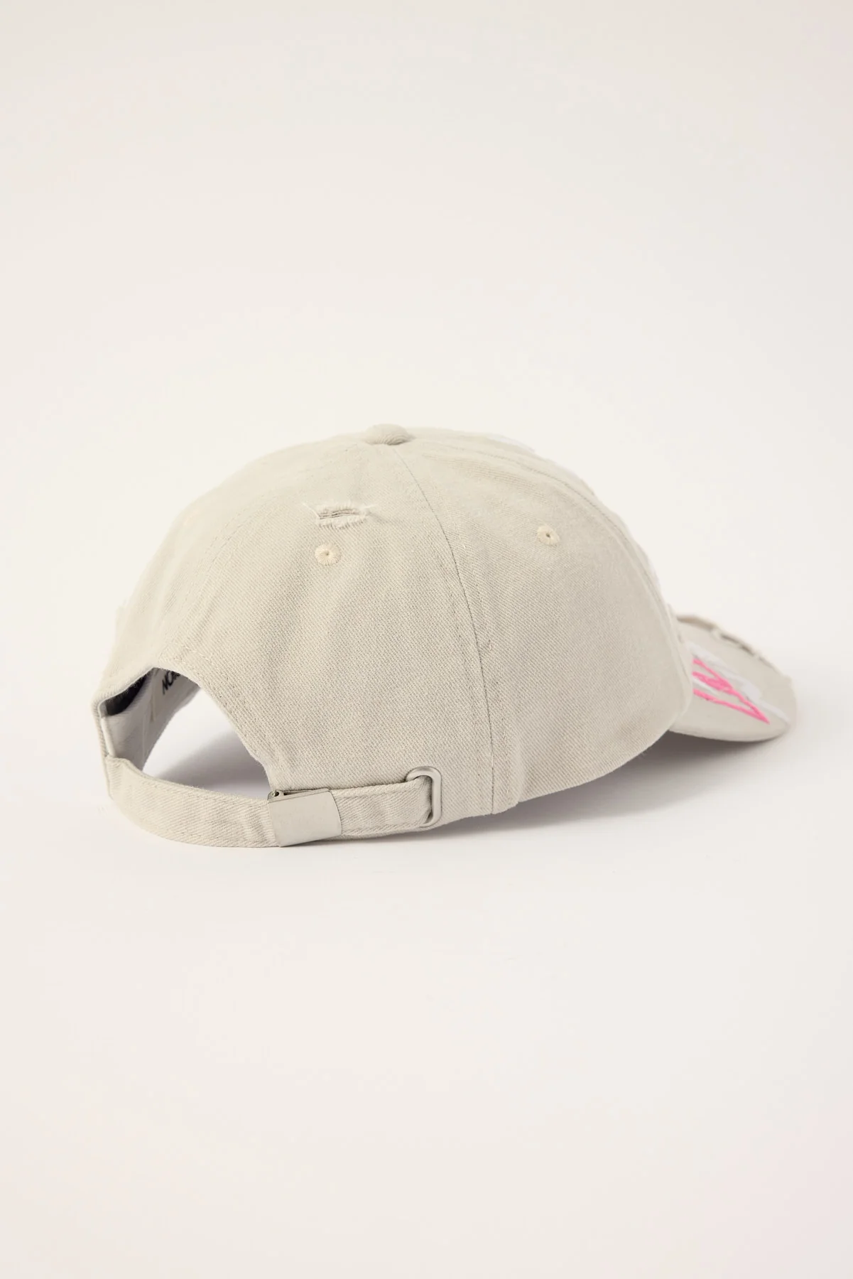 Neovision Stratus Distressed Dad Cap Washed Grey - Image 4