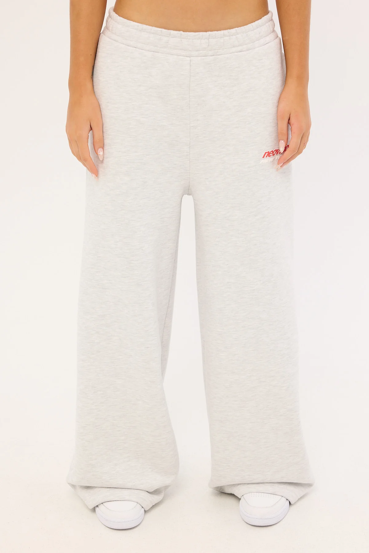 Neovision Stratus Straight Leg Trackpant Grey Marle - Image 7
