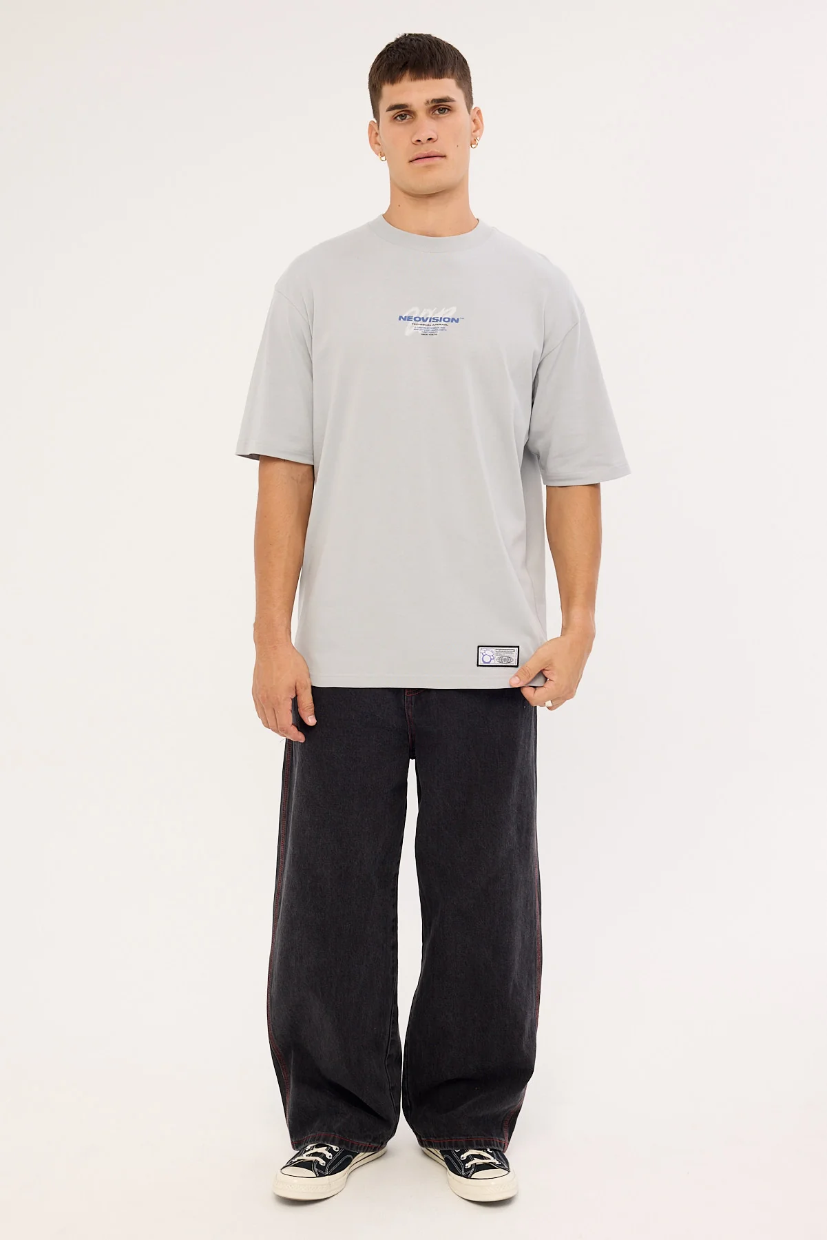 Neovision Supernova Oversize Super Heavy Tee Grey - Image 2