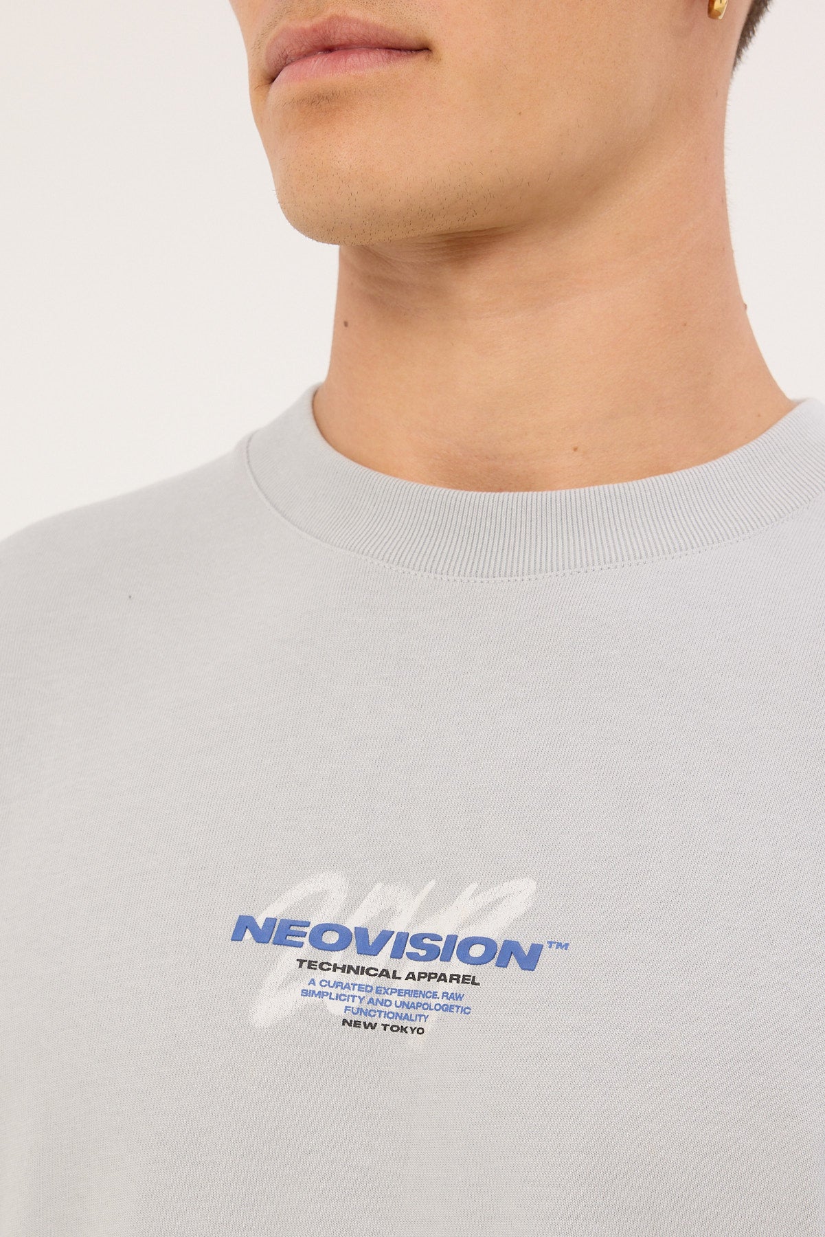 Neovision Supernova Oversize Super Heavy Tee Grey - Image 3