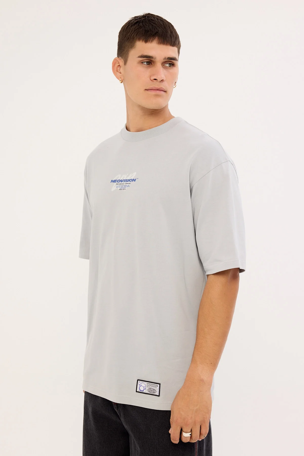 Neovision Supernova Oversize Super Heavy Tee Grey - Image 4