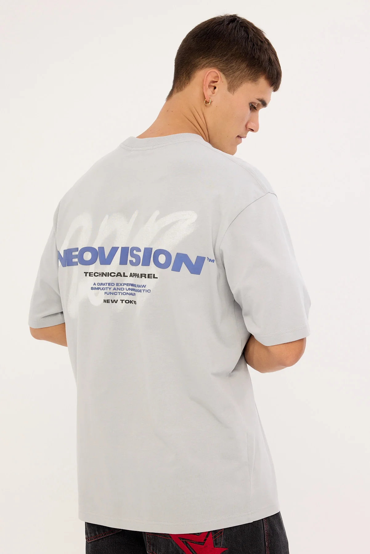 Neovision Supernova Oversize Super Heavy Tee Grey - Image 5