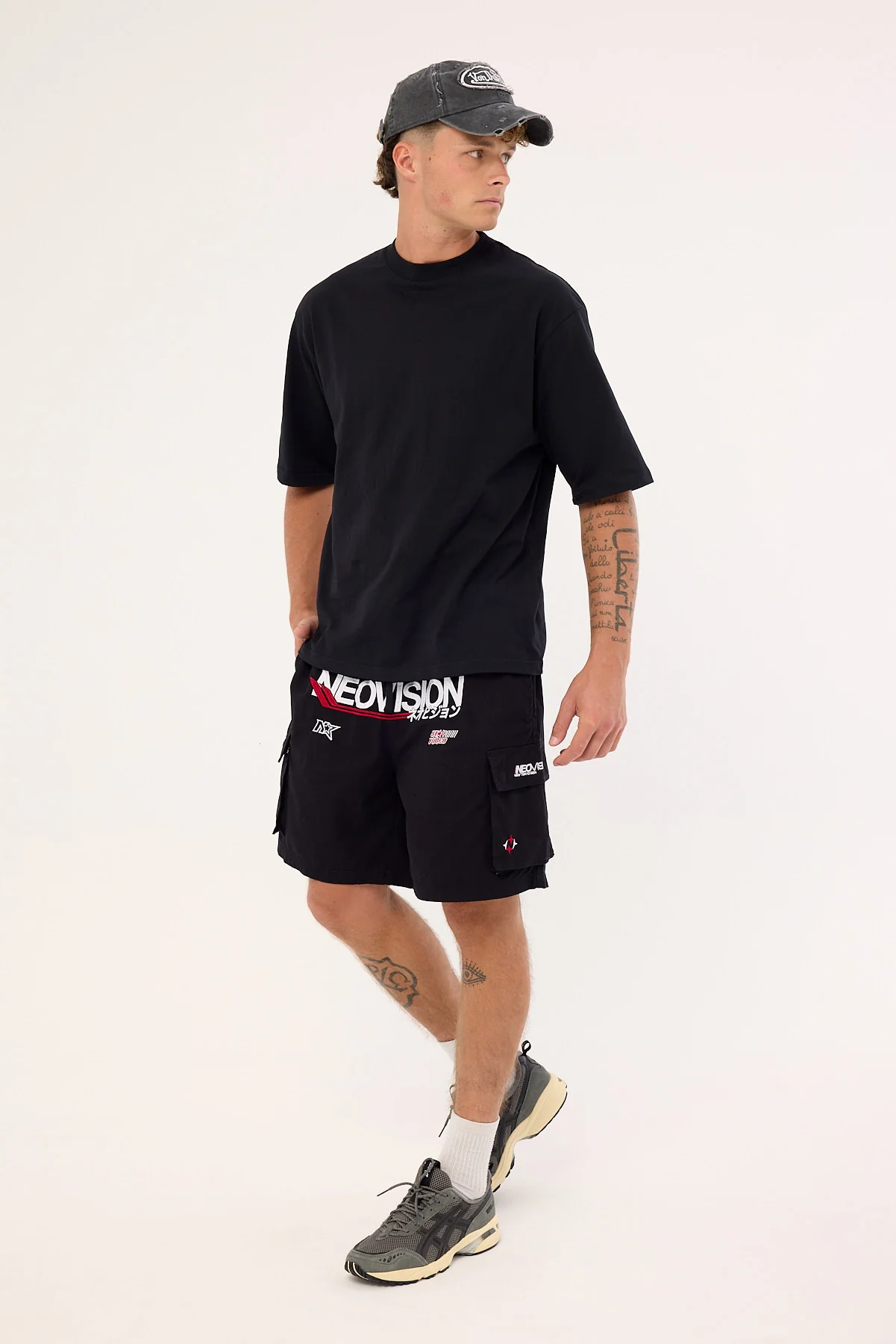 Neovision Surge Elastic Waist Cargo Short Black - Image 5