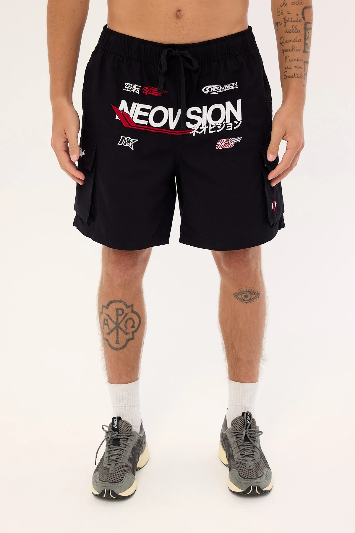 Neovision Surge Elastic Waist Cargo Short Black - Image 8
