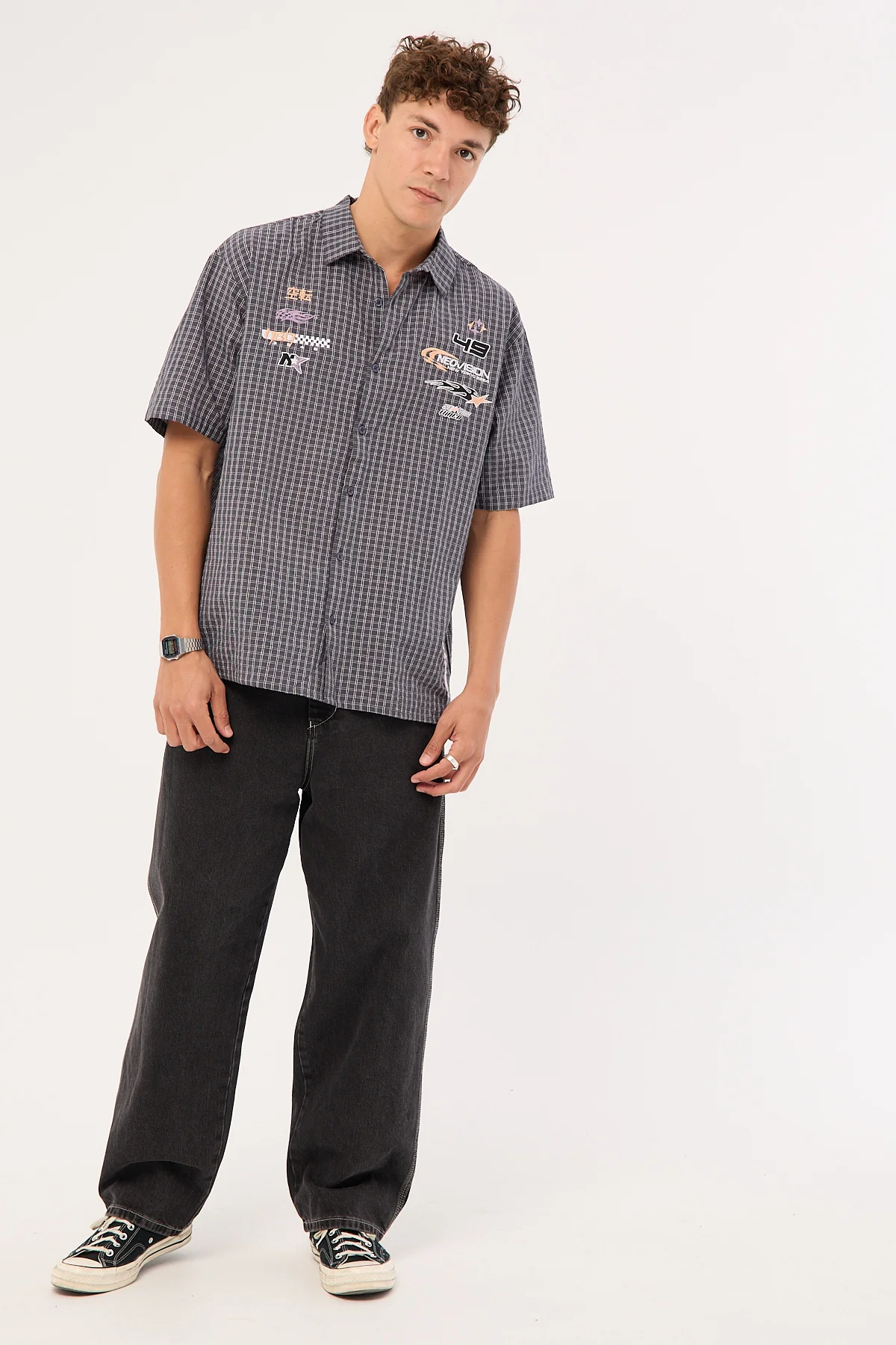 Neovision Surge Oversize Short Sleeve Shirt Black - Image 2