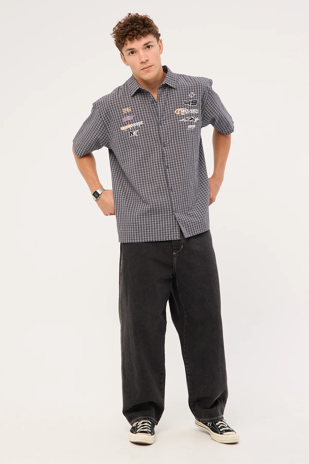 Neovision Surge Oversize Short Sleeve Shirt Black - Image 4