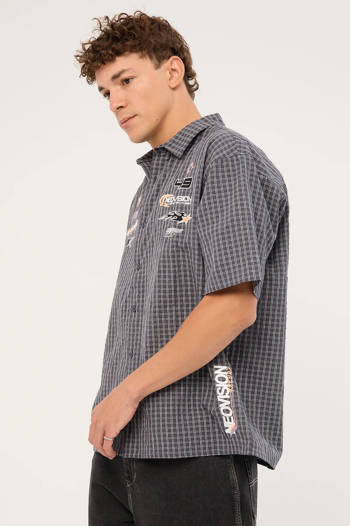 Neovision Surge Oversize Short Sleeve Shirt Black - Image 5