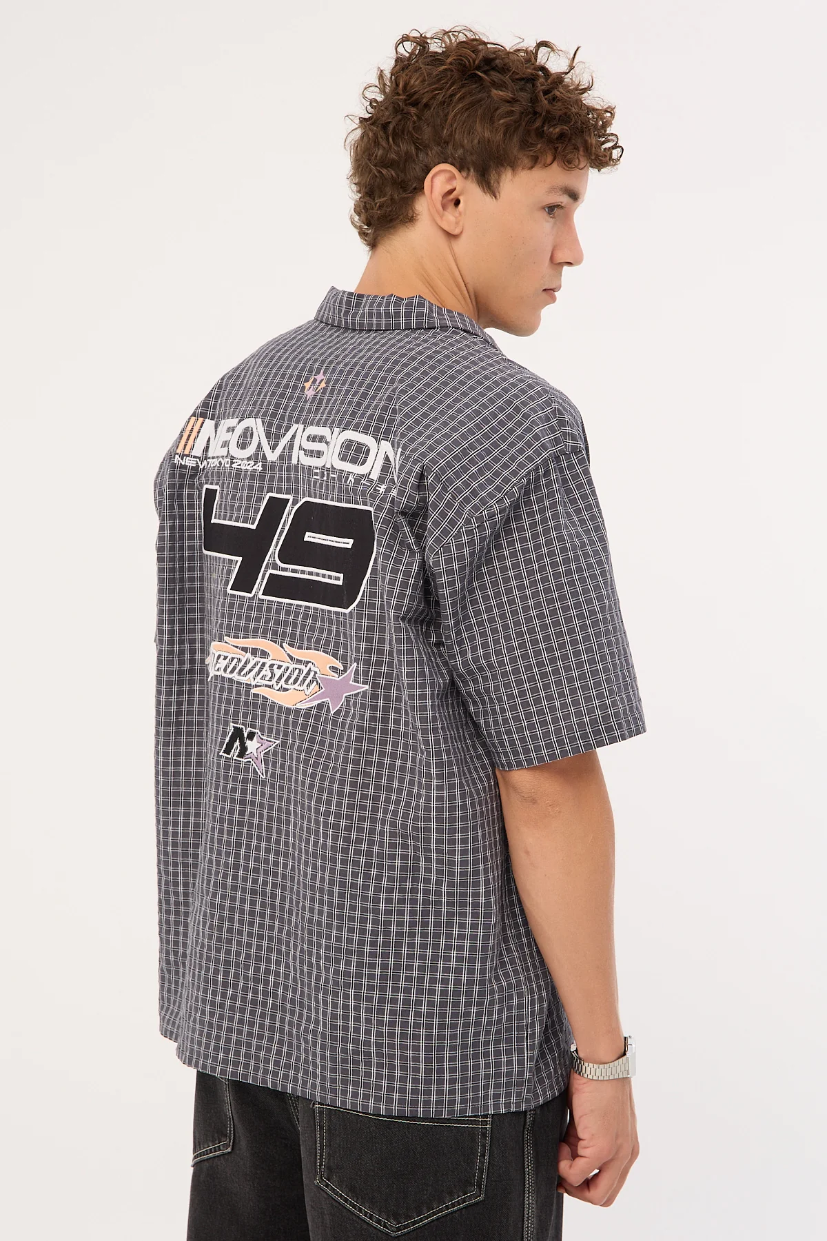 Neovision Surge Oversize Short Sleeve Shirt Black - Image 6