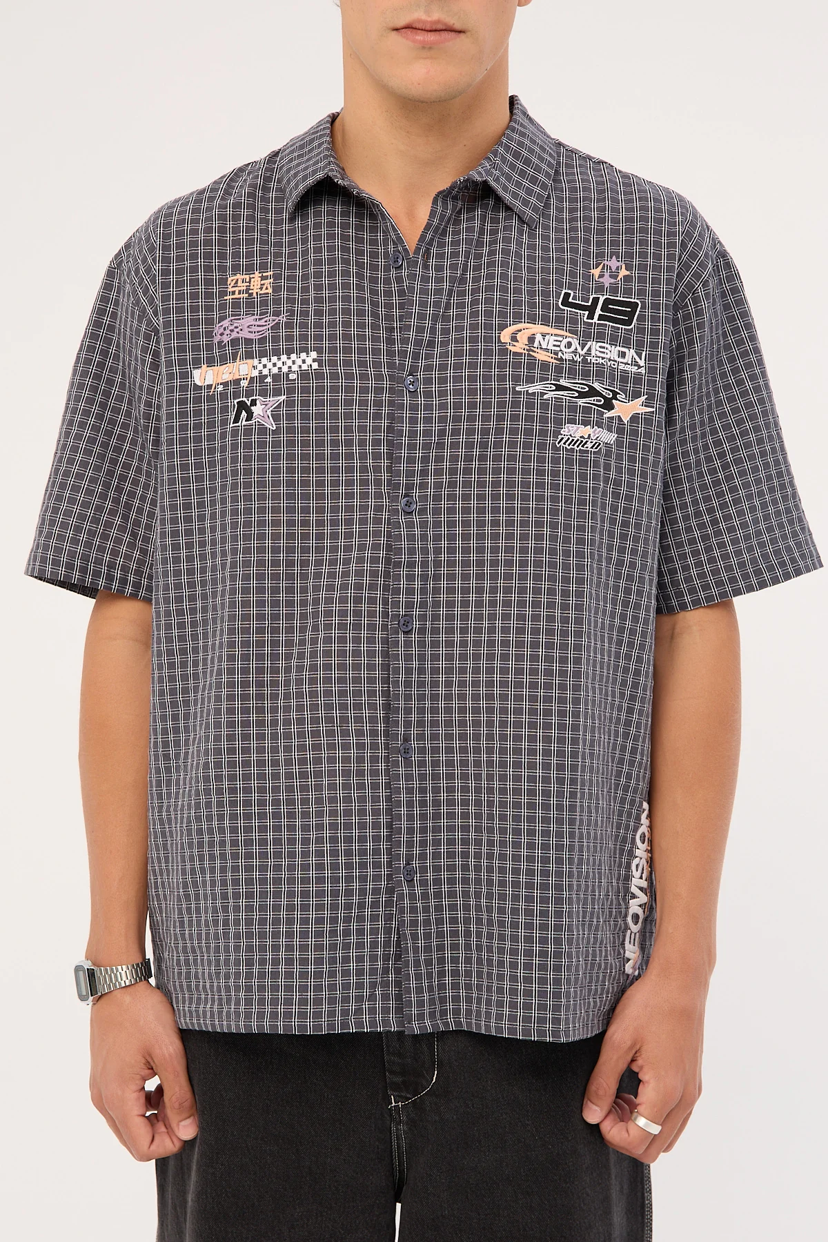 Neovision Surge Oversize Short Sleeve Shirt Black - Image 9