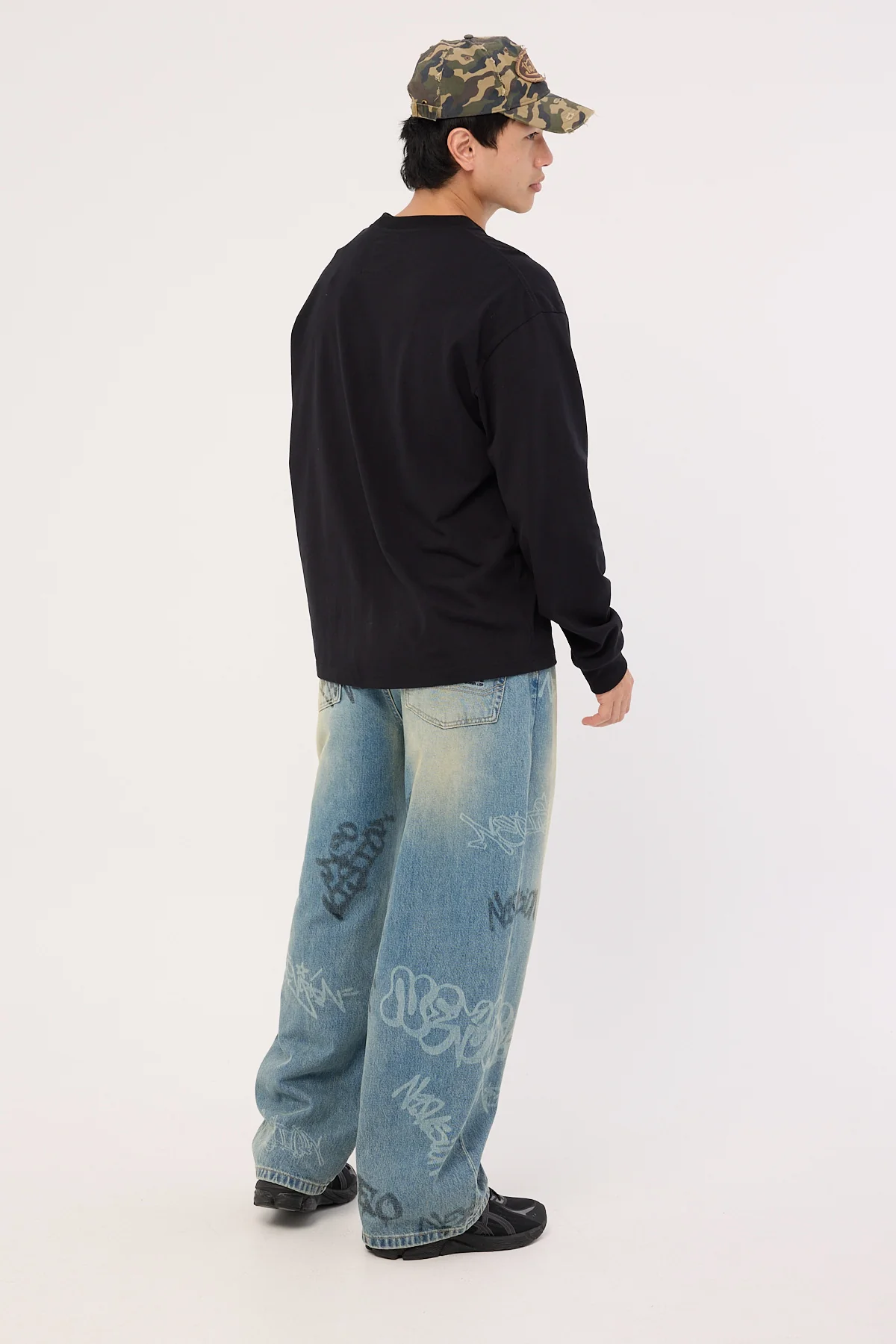 Neovision Tagger Behemoth Super Baggy Jean Blasted Dirty Blue - Image 5
