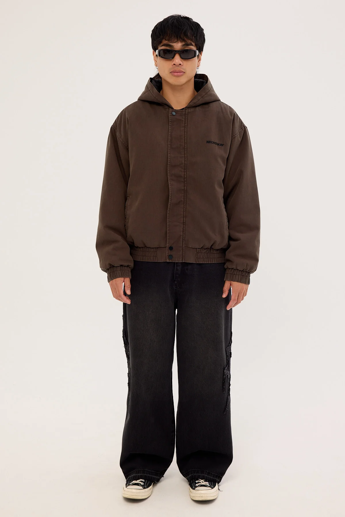 Neovision Talon Behemoth Super Baggy Jean Washed Black