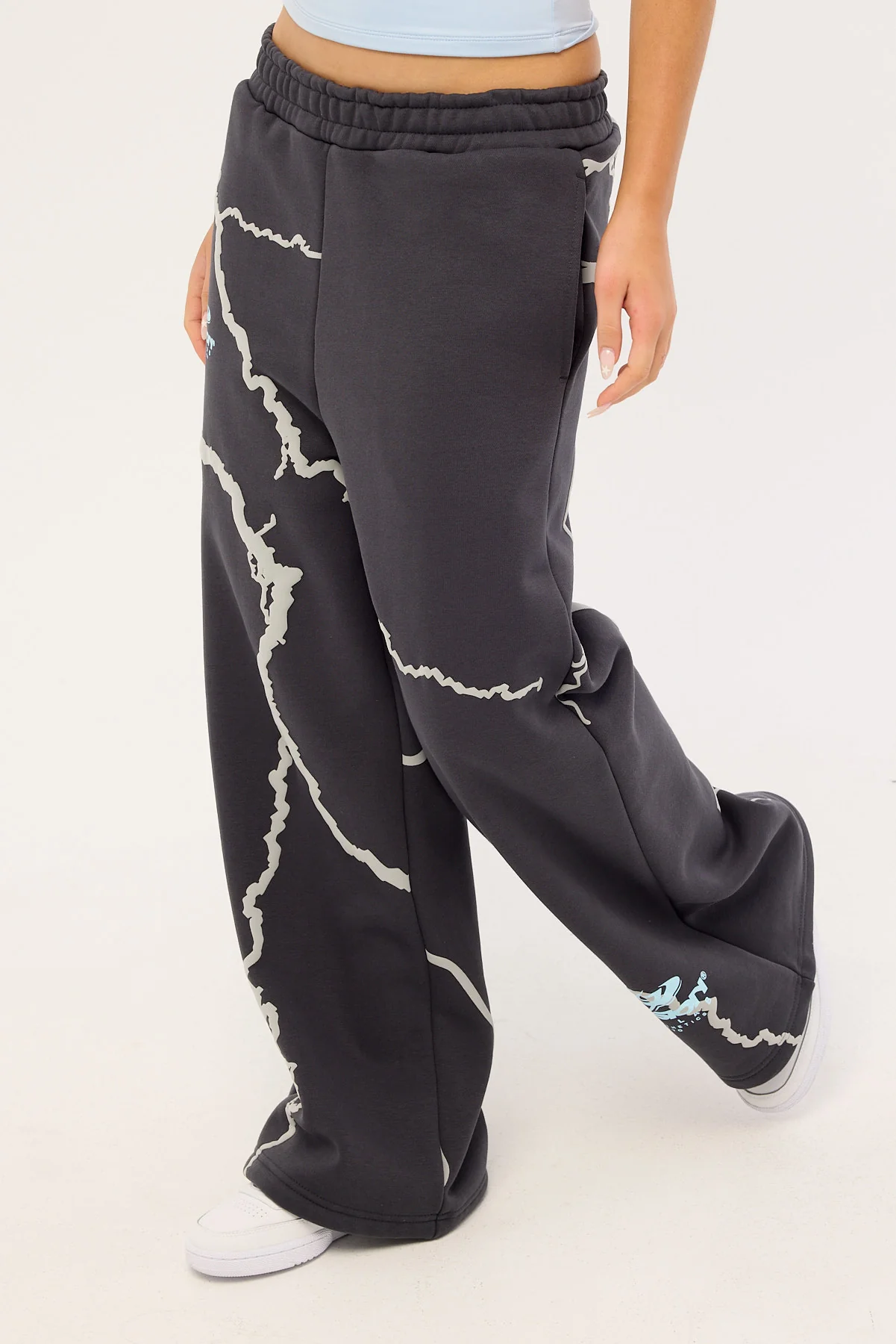 Neovision Tempest Straight Leg Trackpant Washed Black - Image 3