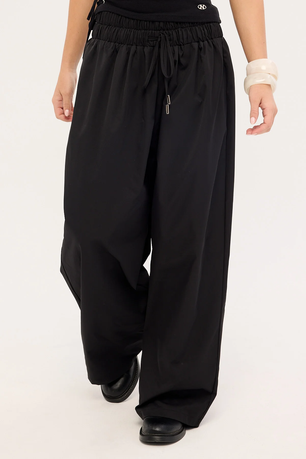 Neovision The Fall Double Waistband Cargo Pant Black - Image 2