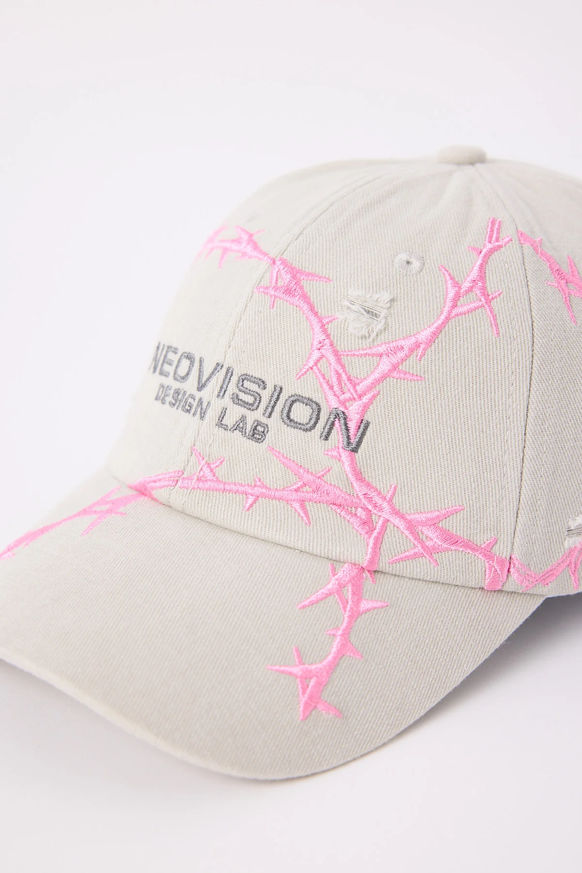 Neovision Thorn Distressed Dad Cap Grey - Image 3