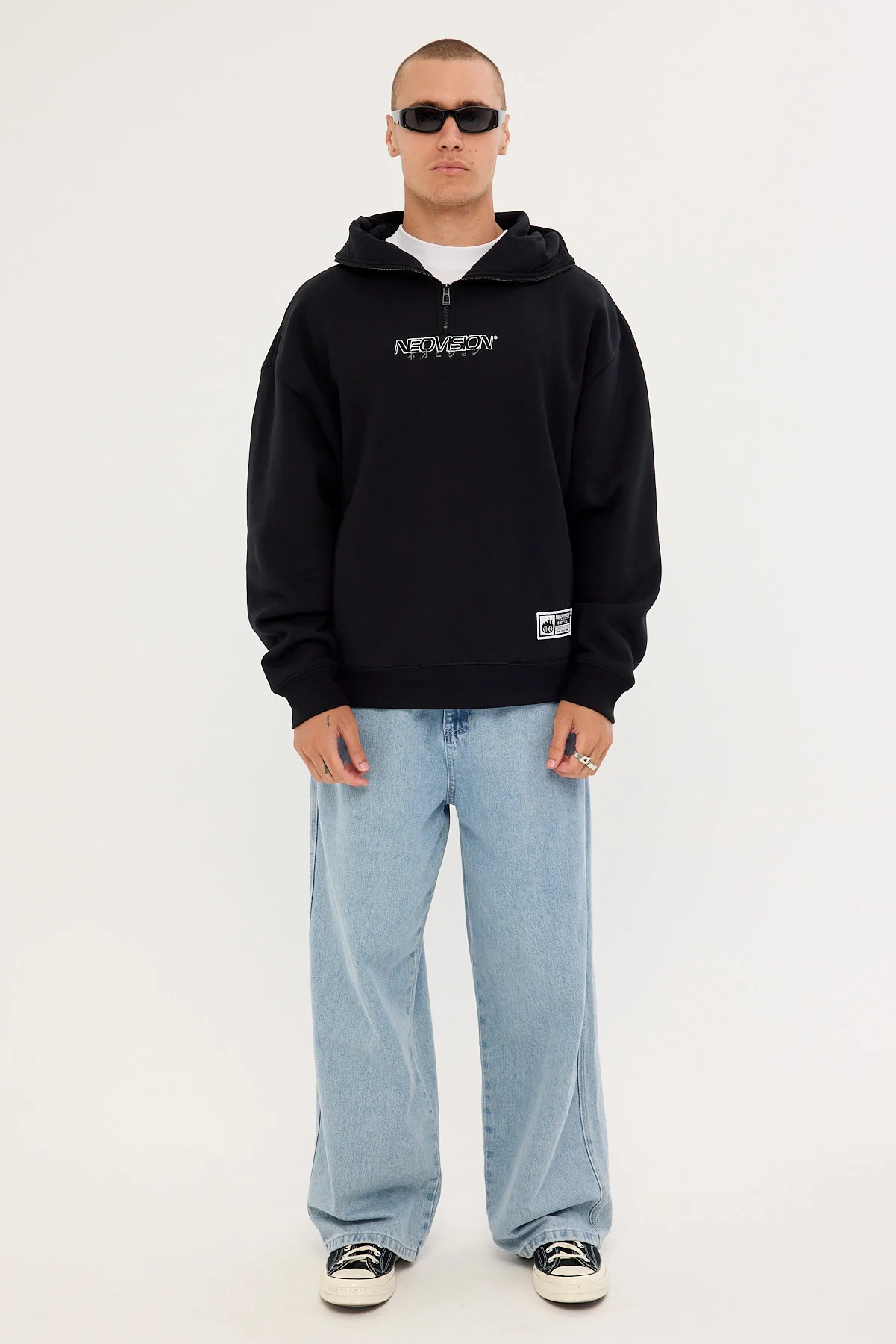 Neovision Thrash Masked Street Hoodie Black - Image 2
