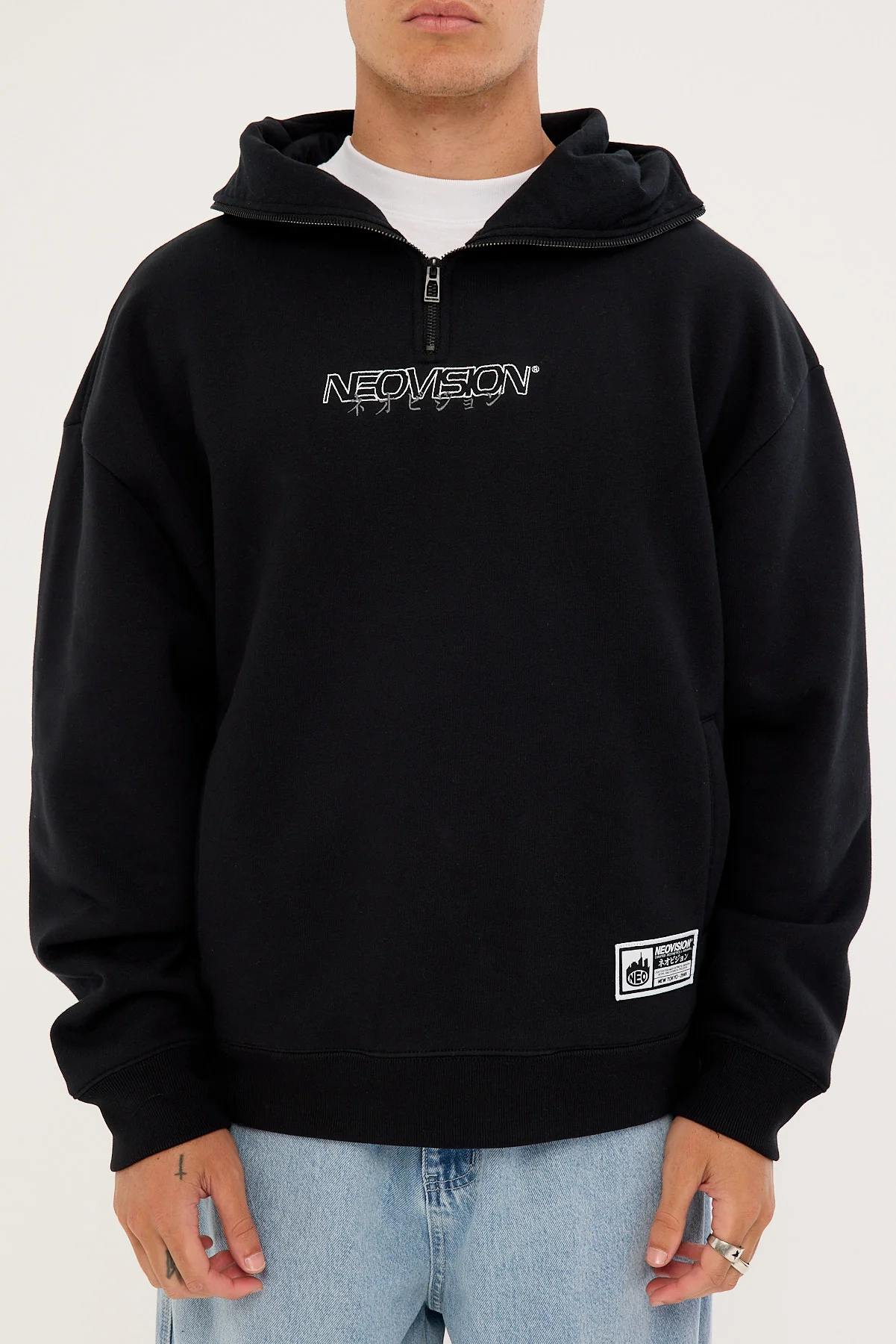 Neovision Thrash Masked Street Hoodie Black - Image 8