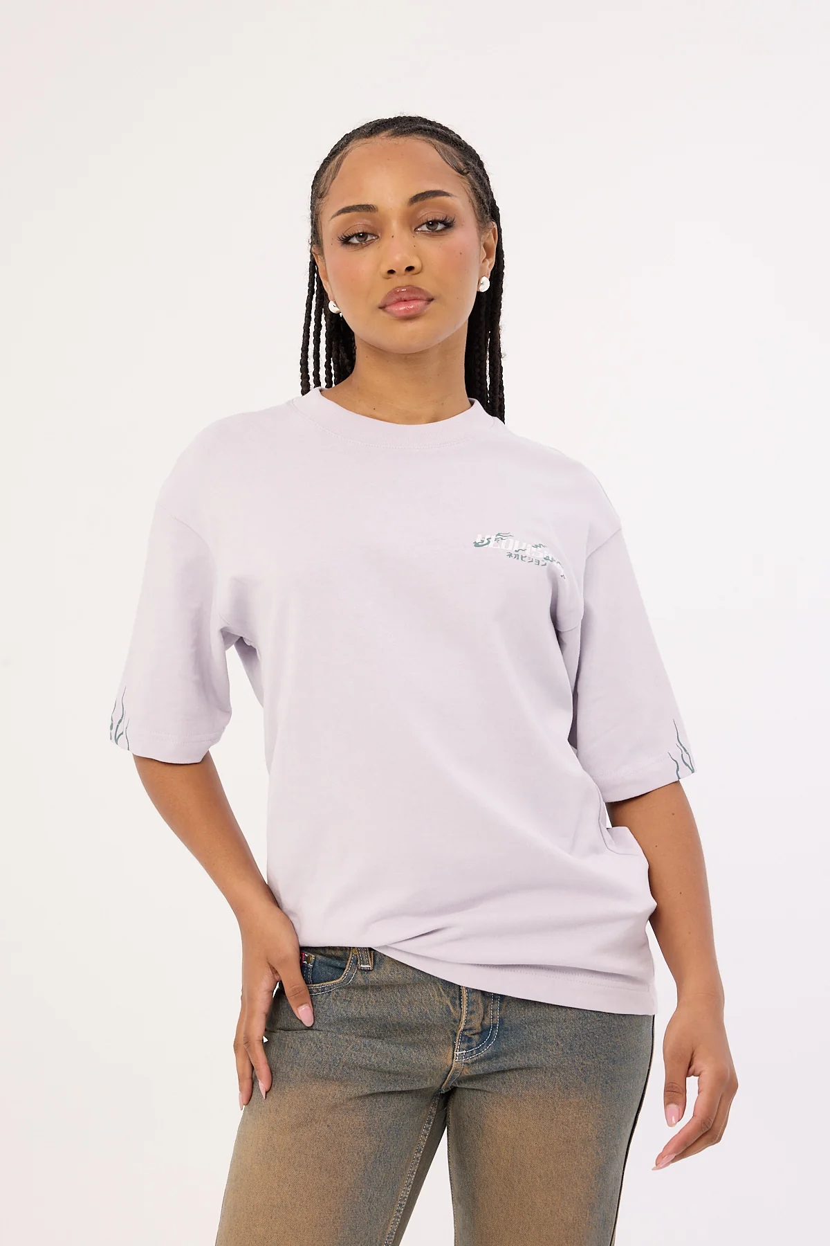 Neovision Tora Oversize Super Heavy Tee Lavender - Image 10