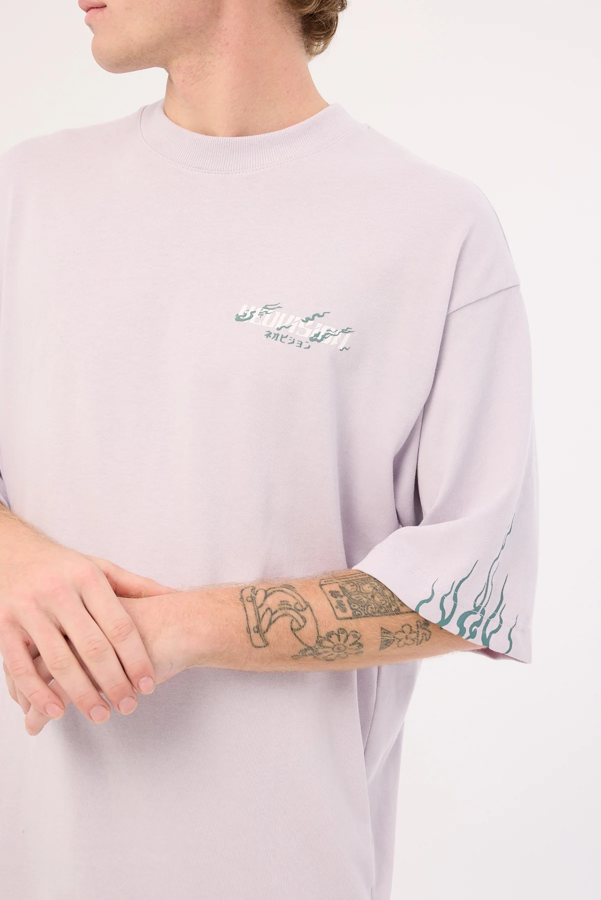 Neovision Tora Oversize Super Heavy Tee Lavender - Image 4