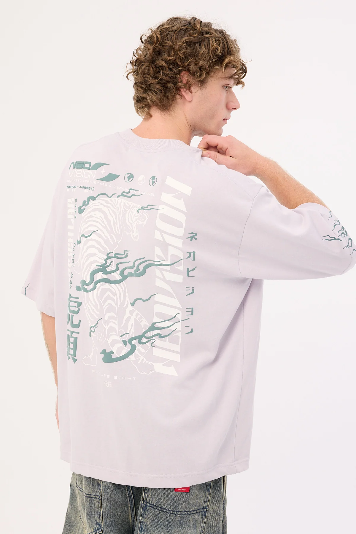 Neovision Tora Oversize Super Heavy Tee Lavender - Image 6