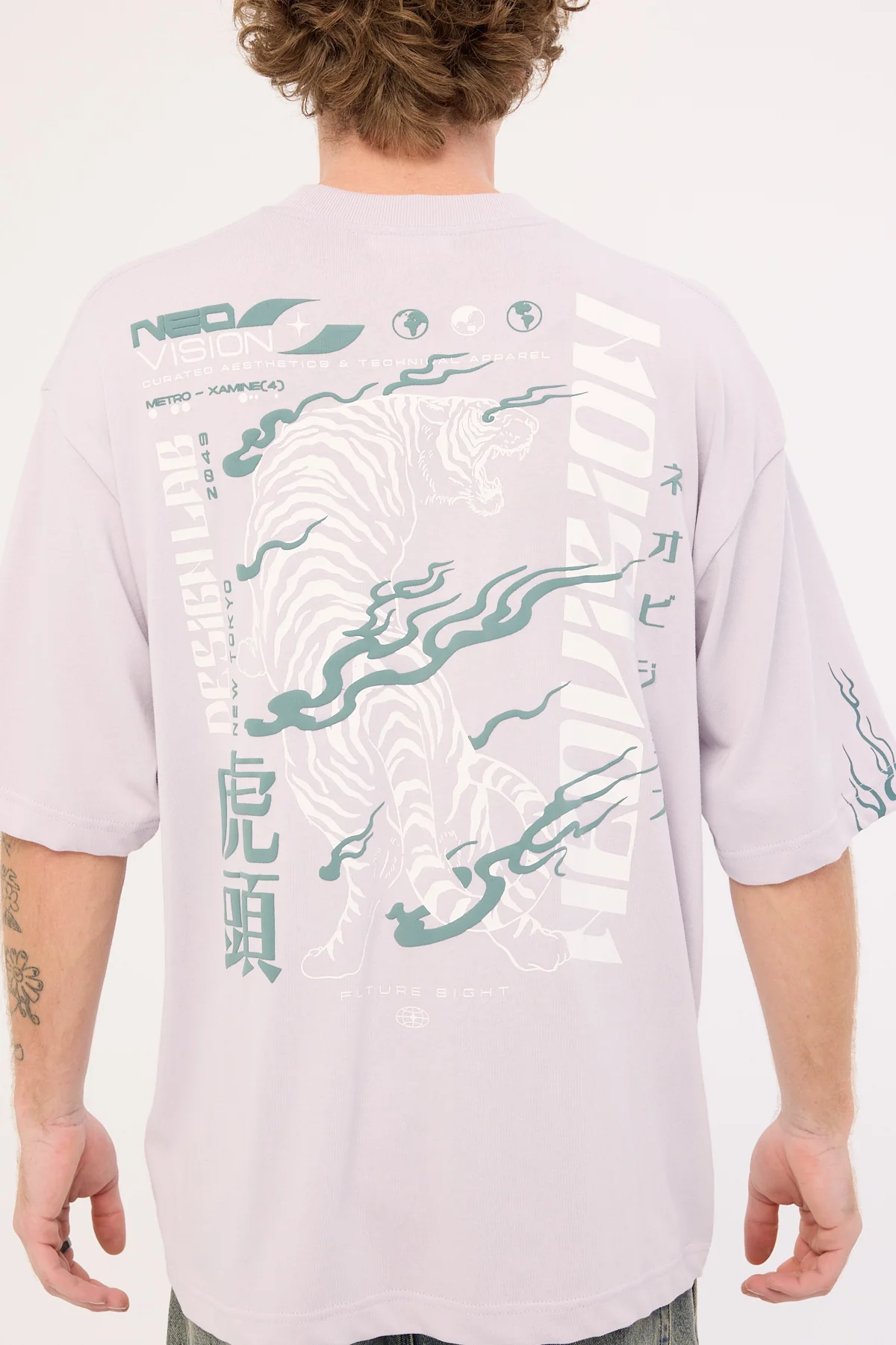 Neovision Tora Oversize Super Heavy Tee Lavender - Image 7