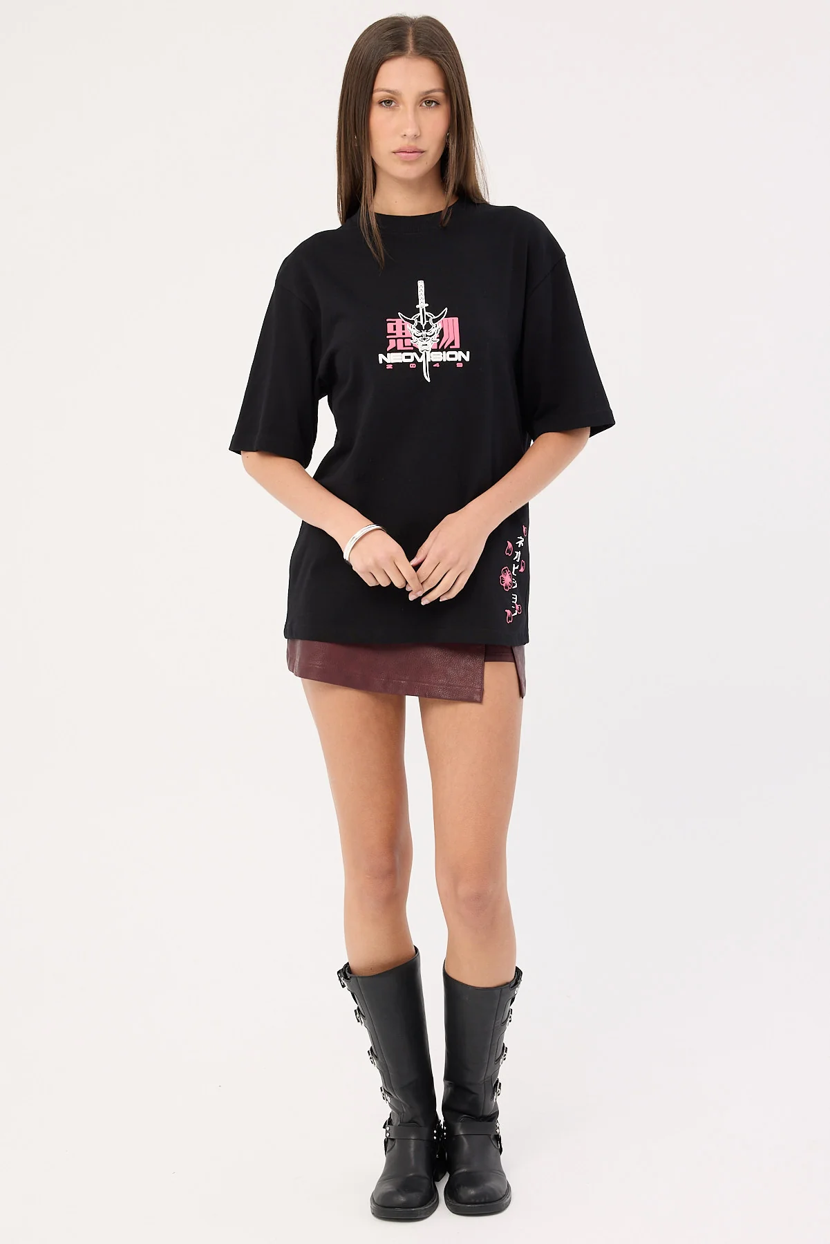 Neovision Torii Street Super Heavy Tee Black - Image 2