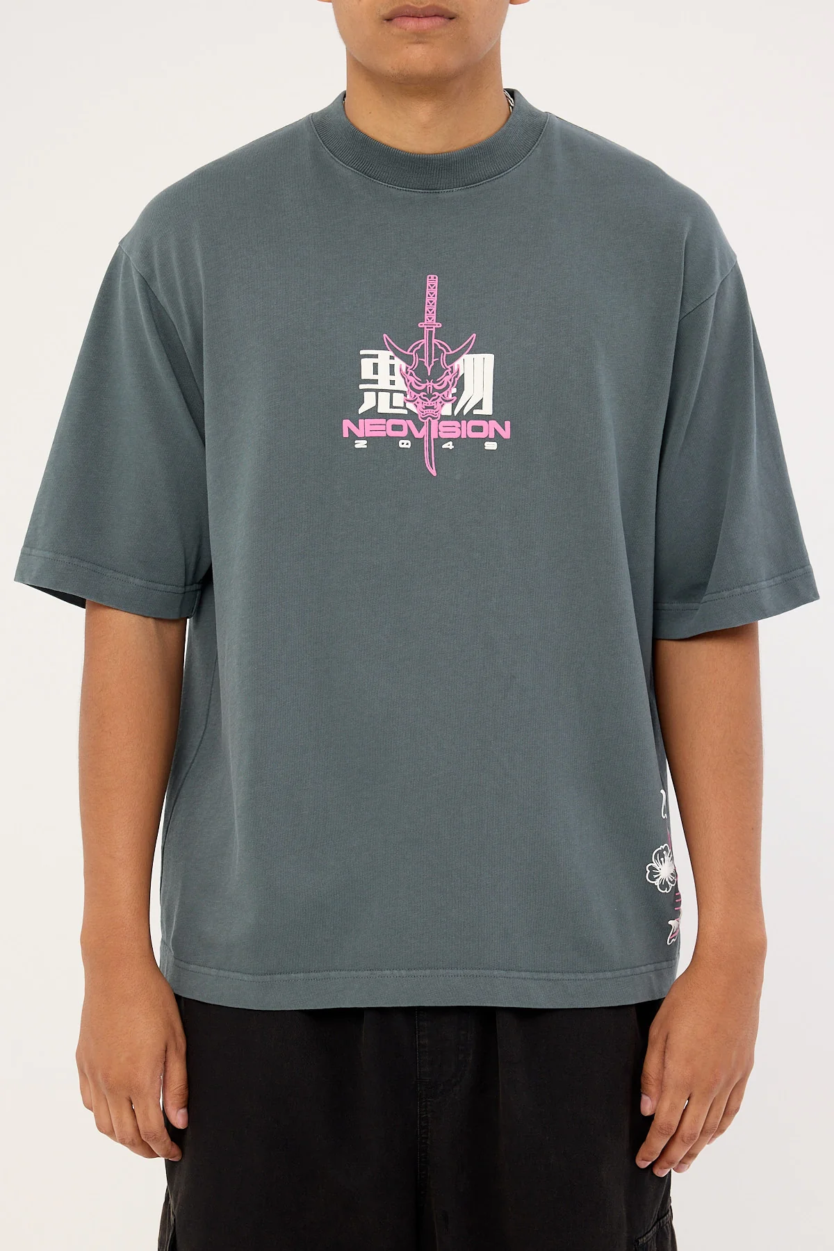 Neovision Torii Street Super Heavy Tee Dark Teal - Image 8