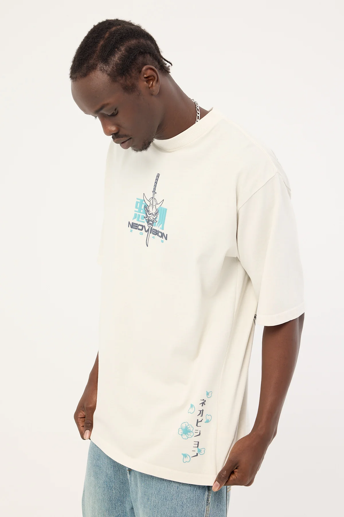 Neovision Torii Street Super Heavy Tee Washed Grey Fog - Image 6