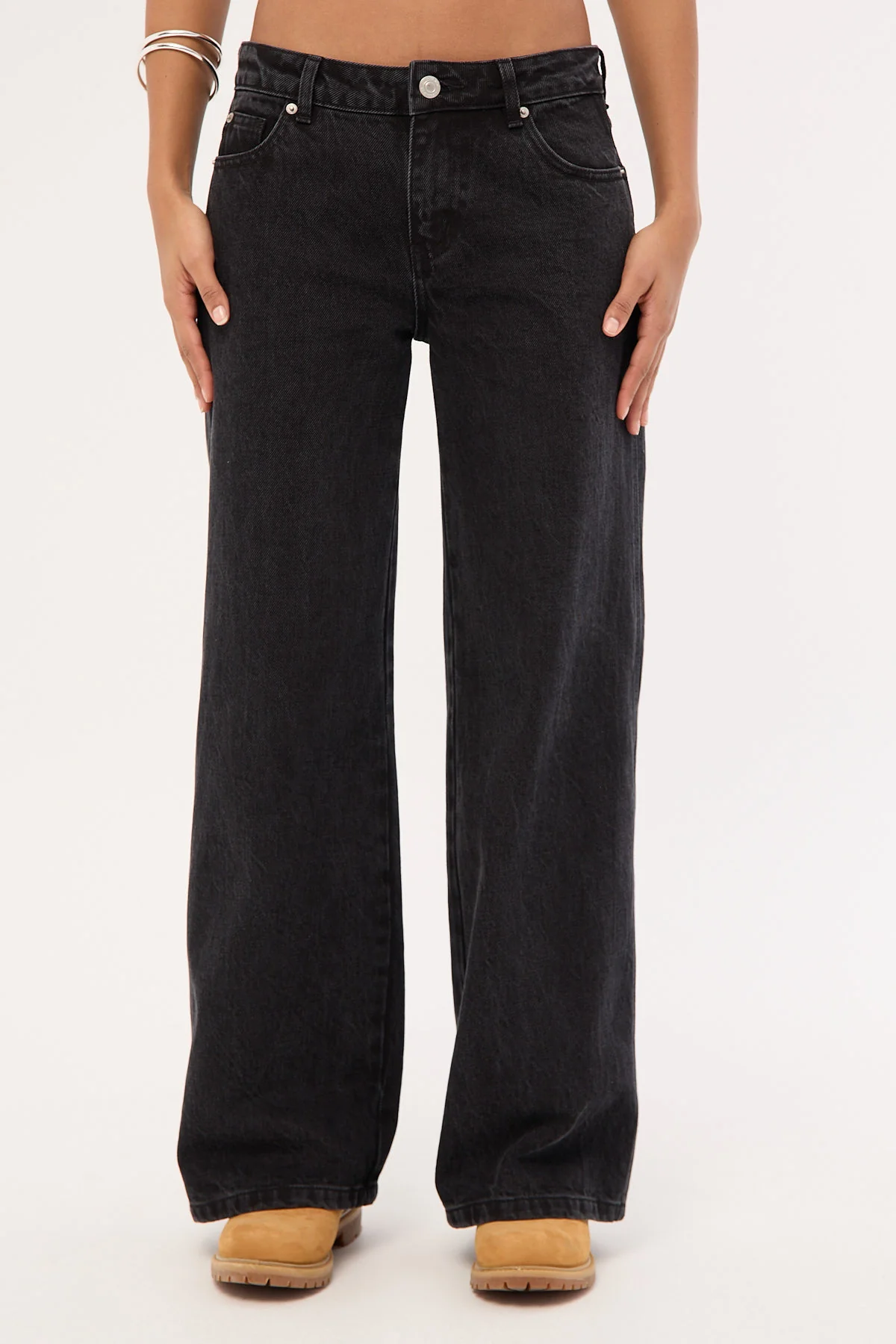 Neovision Torn Instinct Low Baggy Jean Washed Black - Image 8