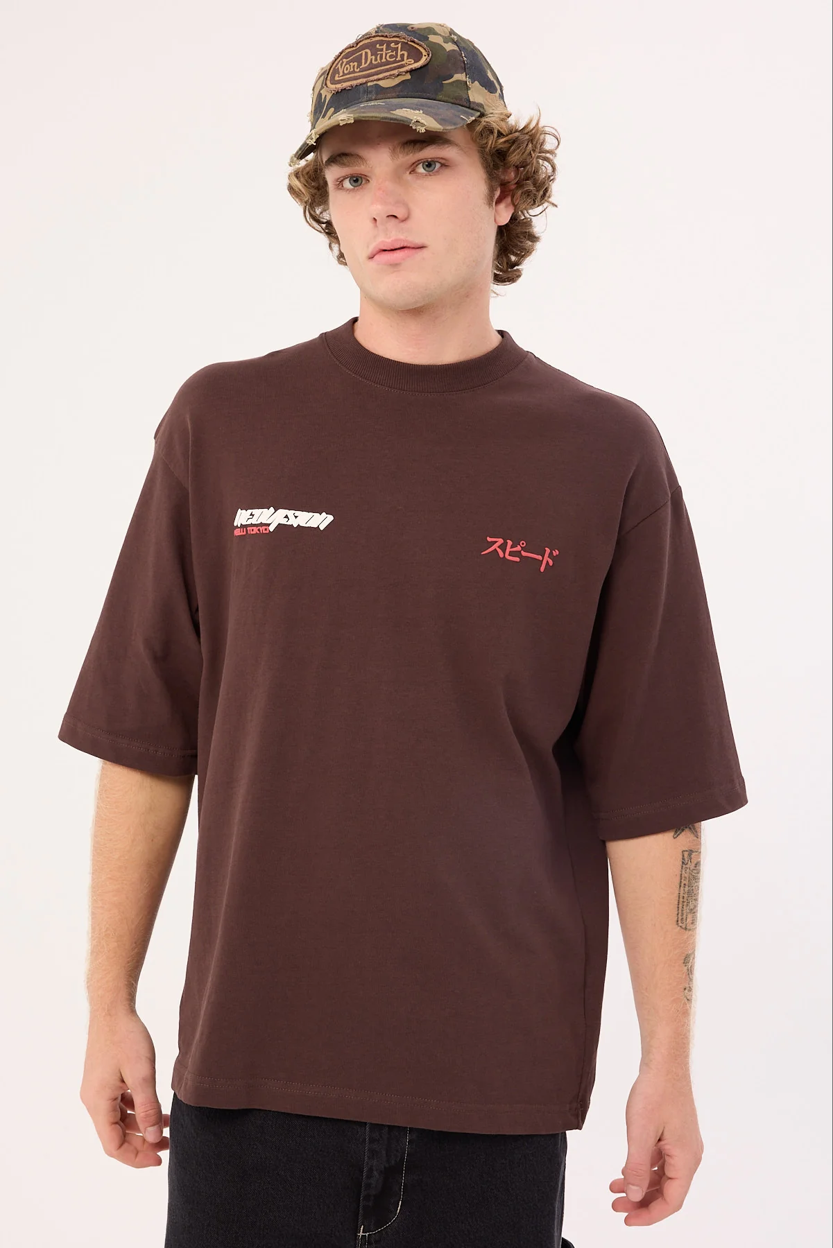 Neovision Torque Street Super Heavy Tee Coffee - Image 2