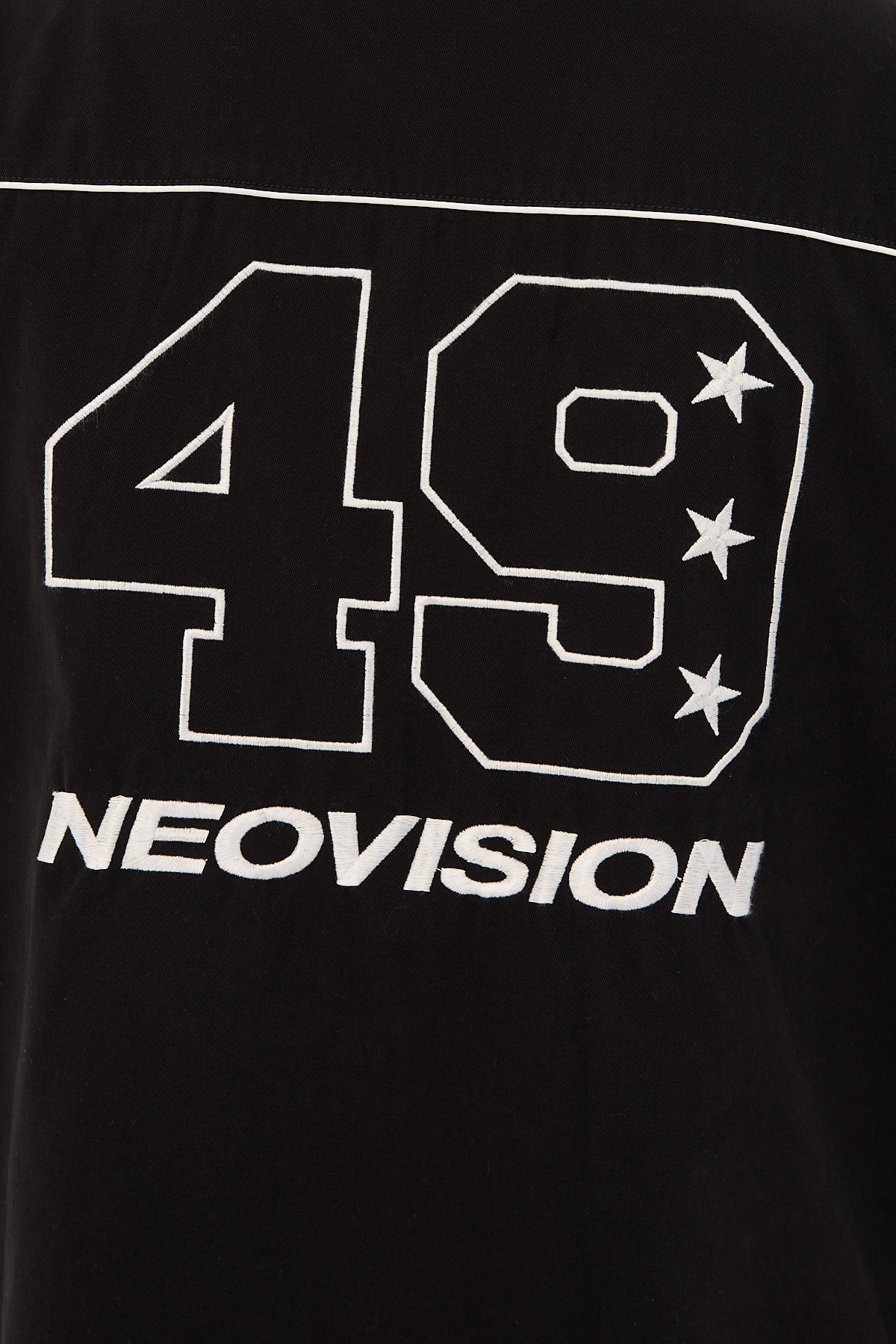 Neovision Track Day Oversize Zip Through Shirt Black - Image 5